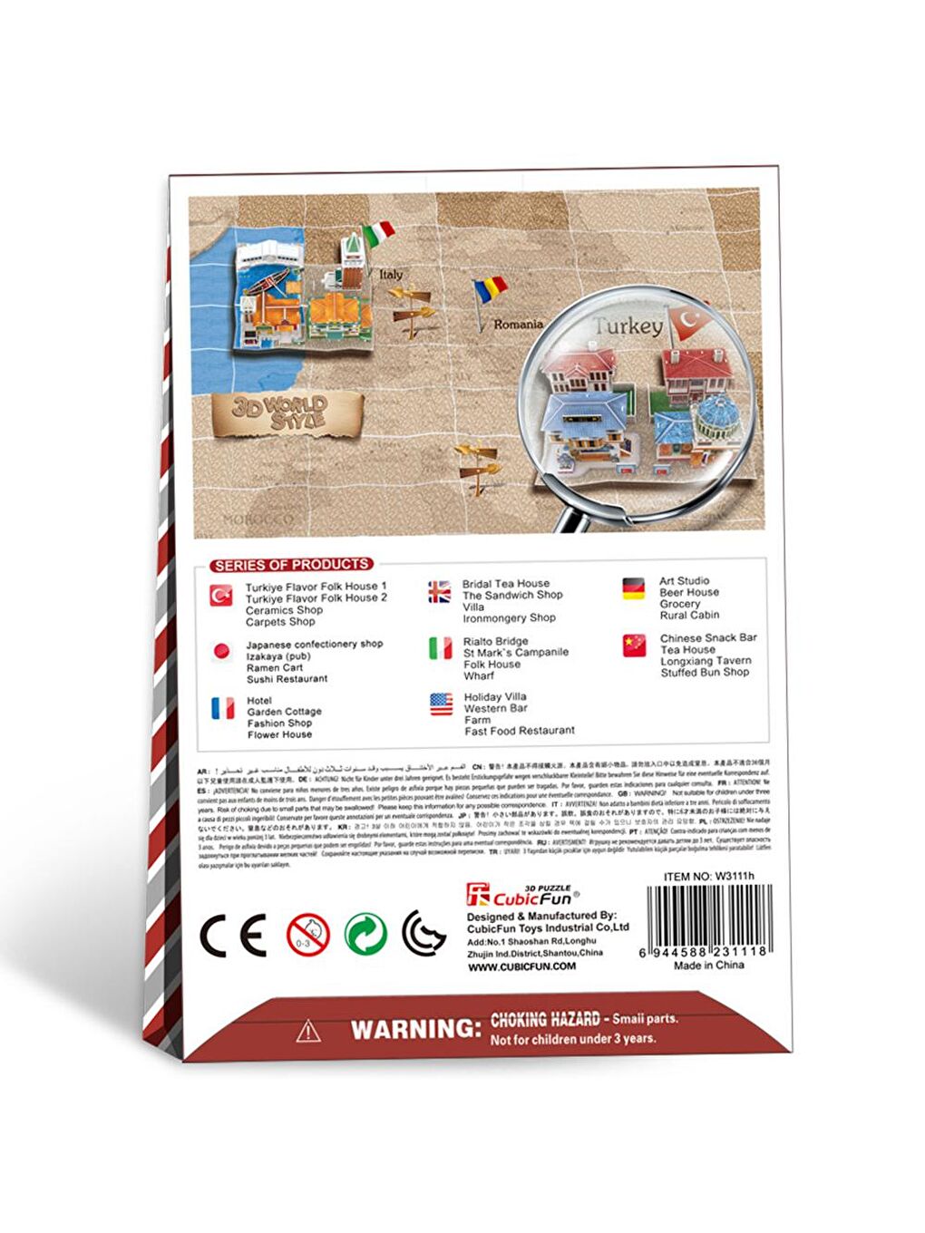 3D 25 Parça Puzzle Türk Seramik Mağazası-1