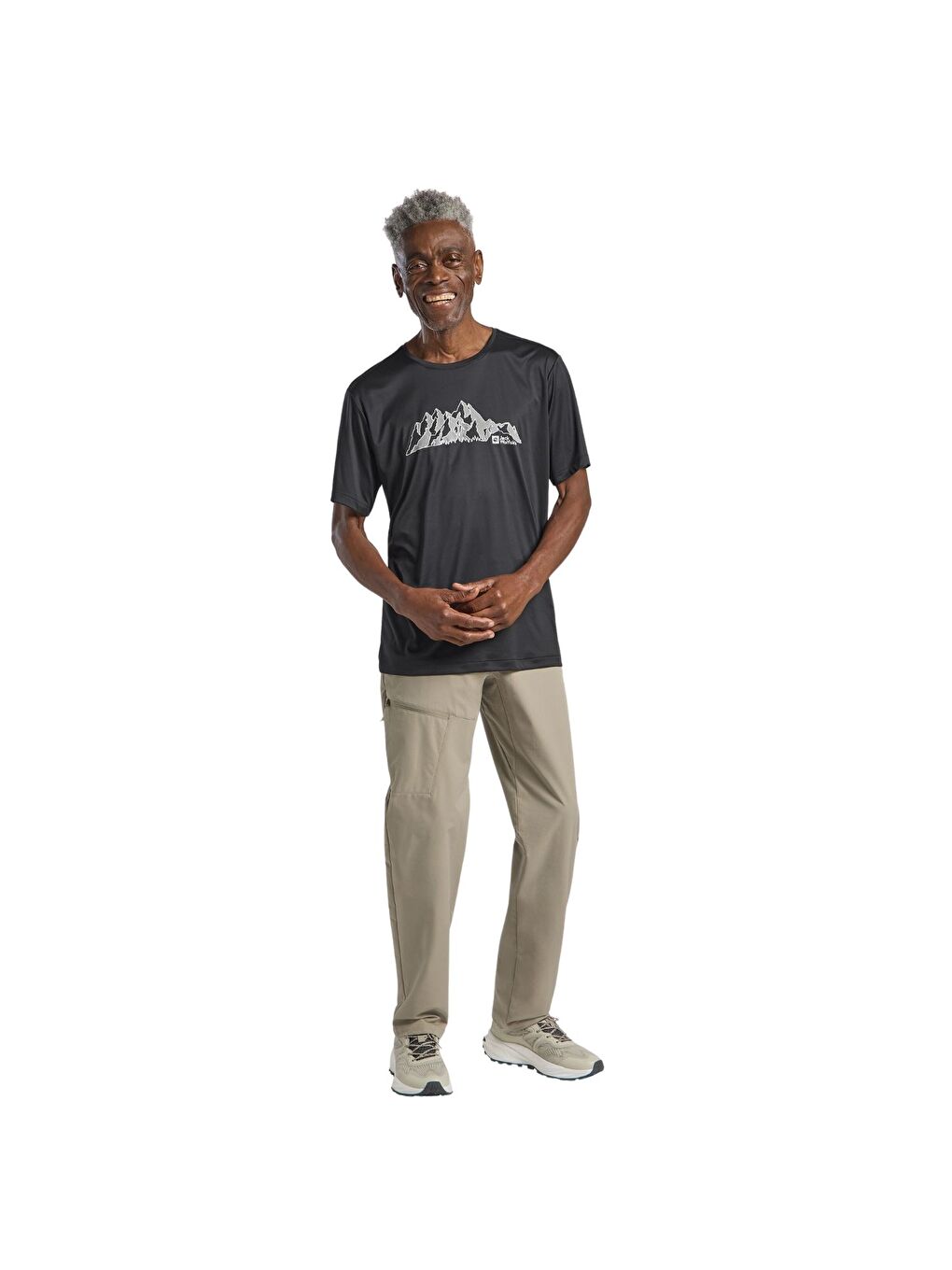 Karışık Peak Graphic T Erkek Tişört-5