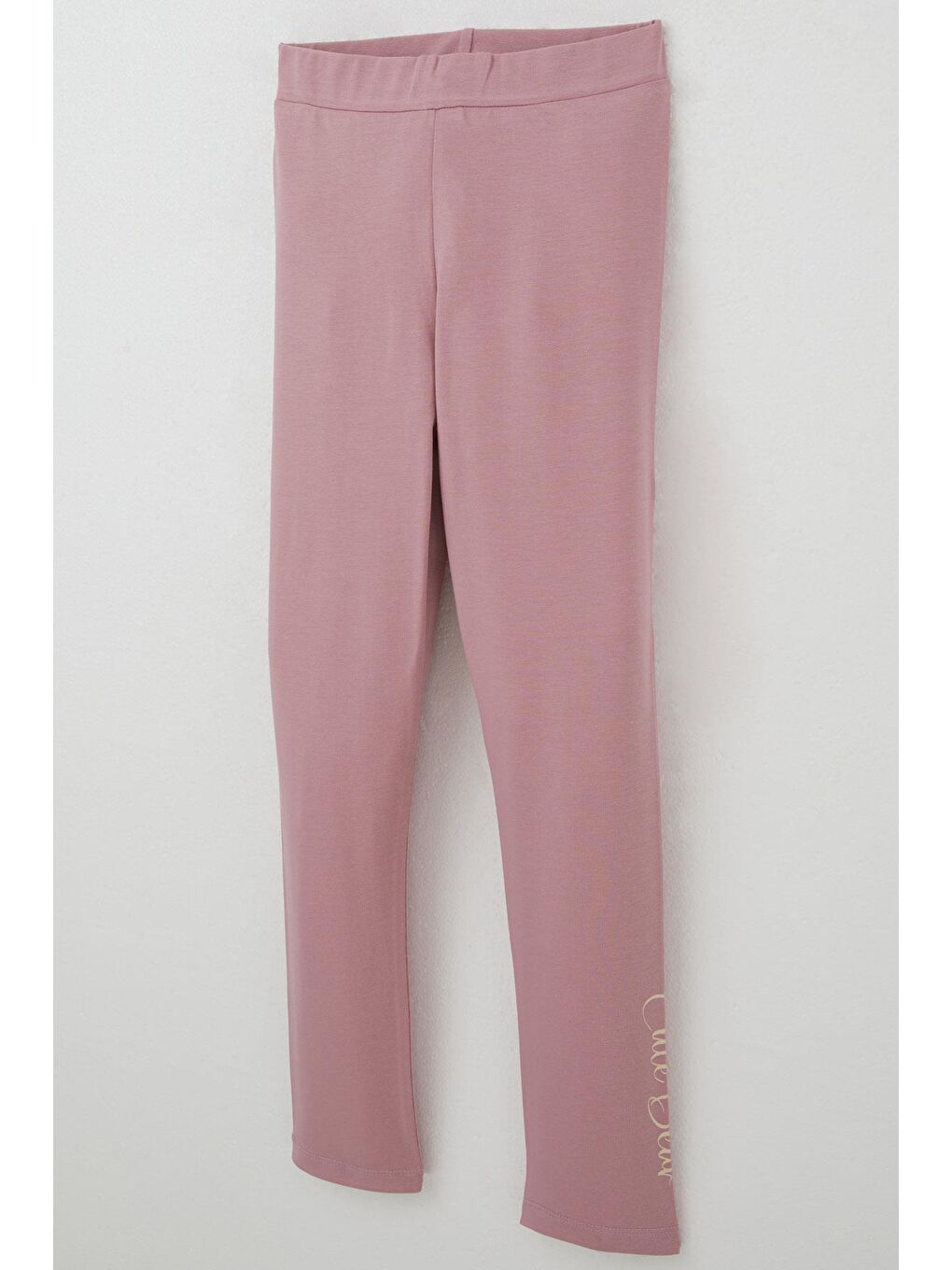 Kız Çocuk Taytlı Takım Çiçeklerin Kraliçesi Sevimli Ayıcık Baskılı Bej (5-10 Yaş)-6