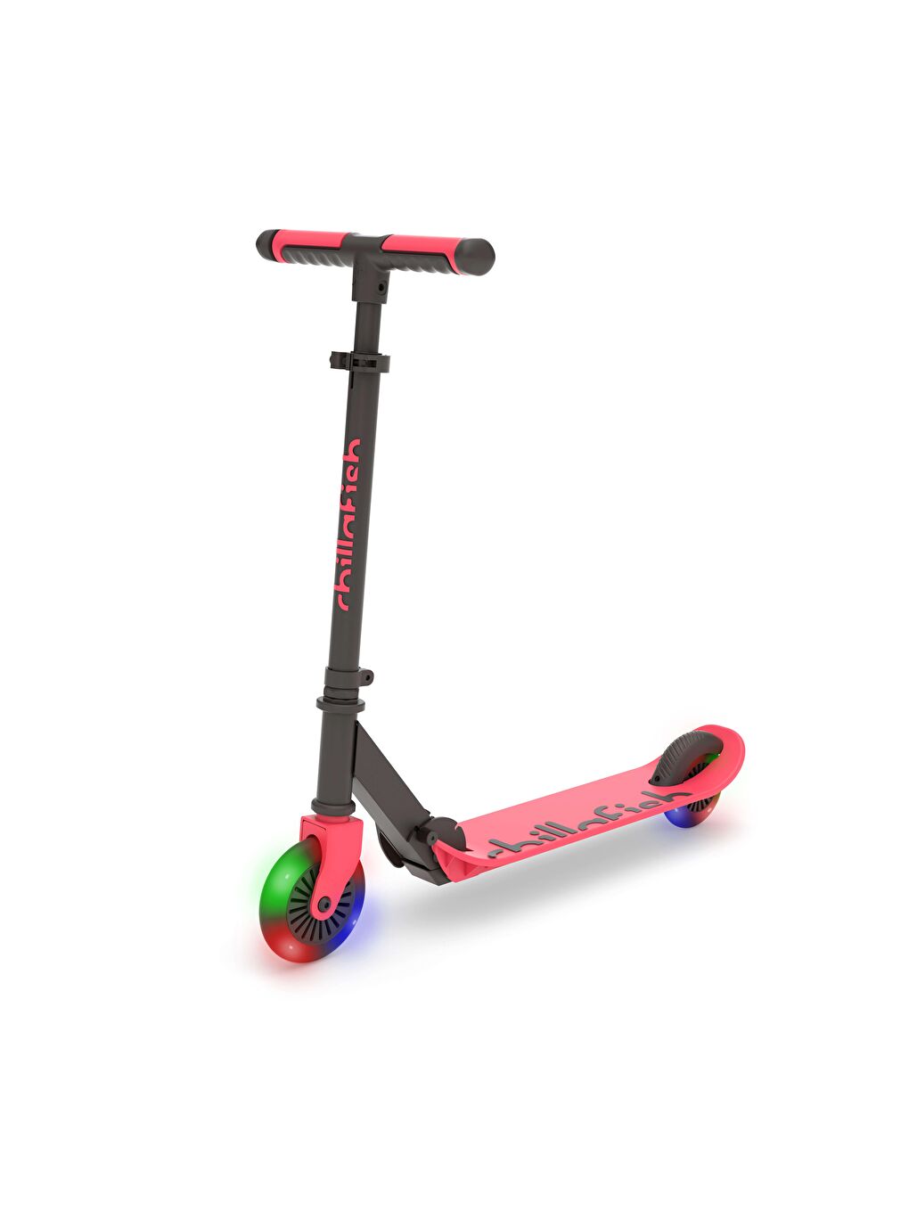 Chillafish Karışık Flexxi Glow Işıklı Katlanabilir 2 Tekerlekli Scooter - Coral - 3