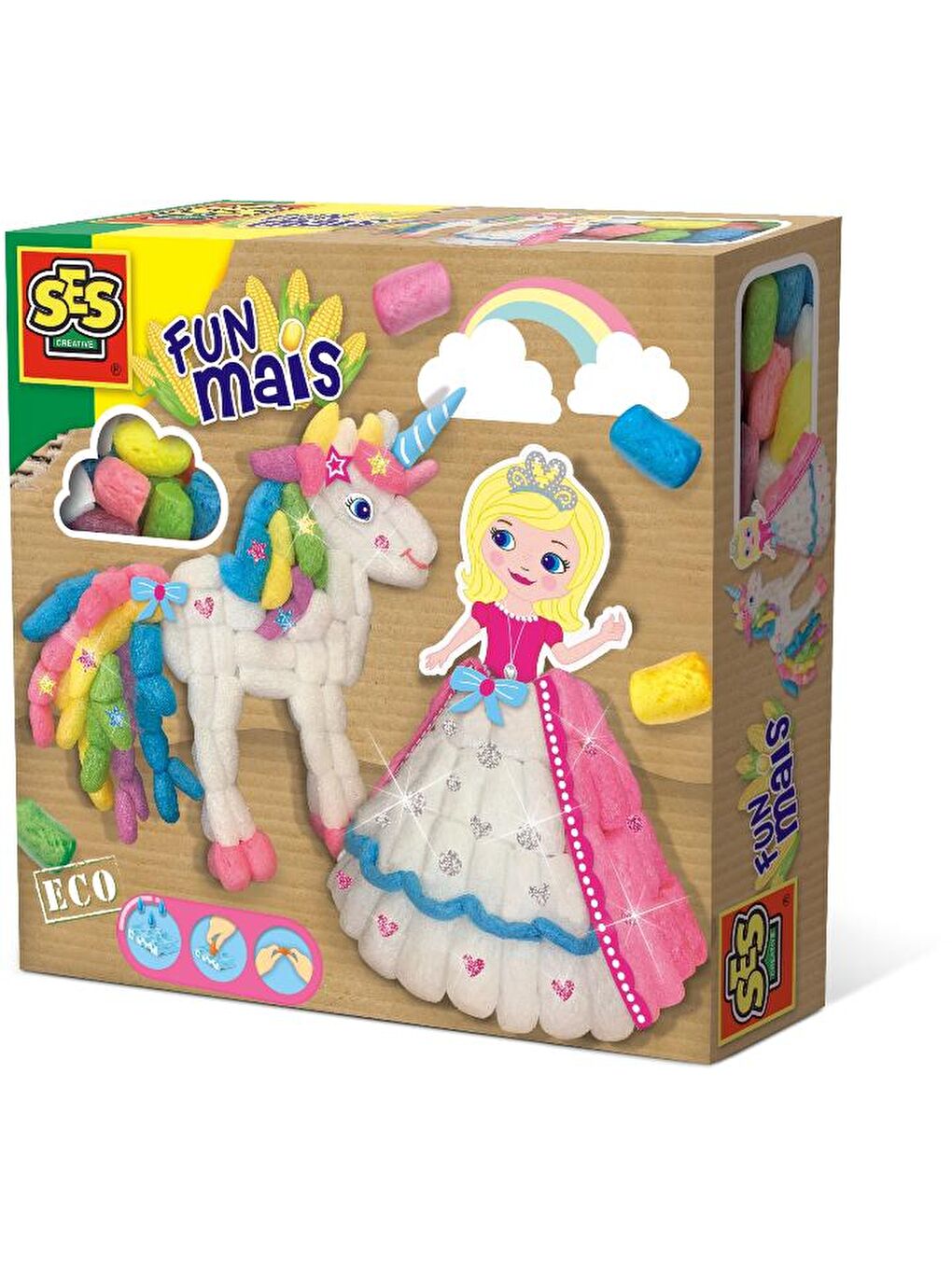 SES Creative Karışık Funmais Mısır Köpükleri - Prenses ve Unicorn - 2