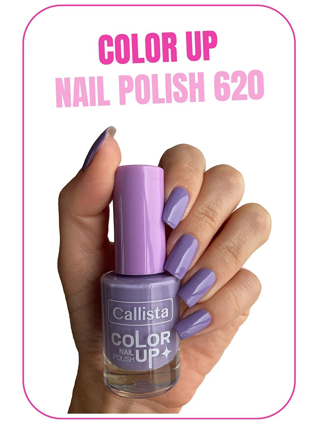 Callista Mor Color Up Nail Polish Oje 620 Lilac Clouds - Mor