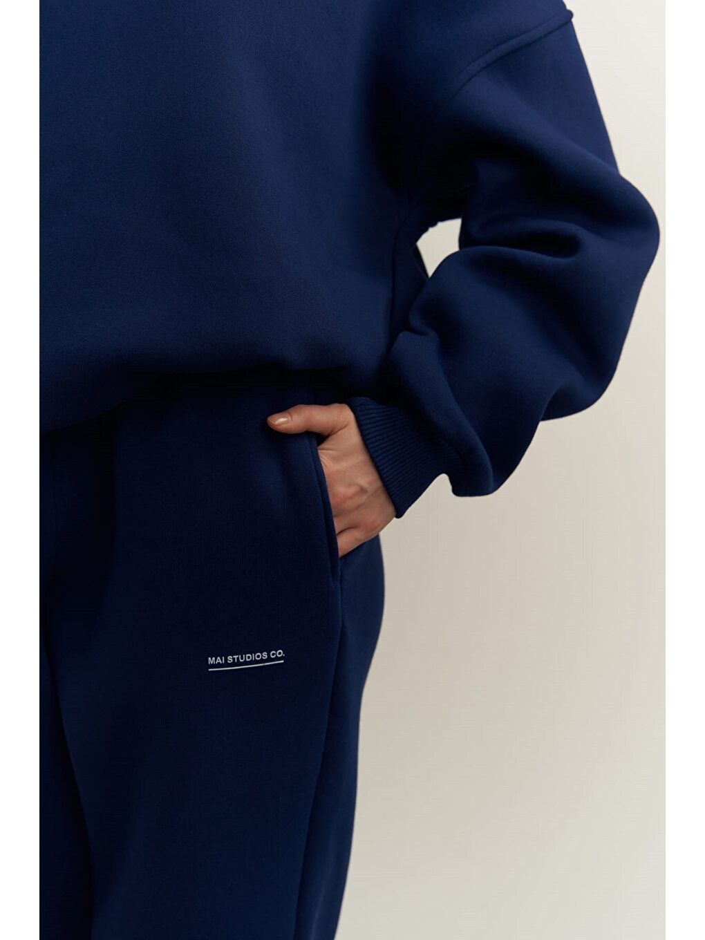 Mini Bike Lacivert Bisiklet Yaka Eşofman Takım-5