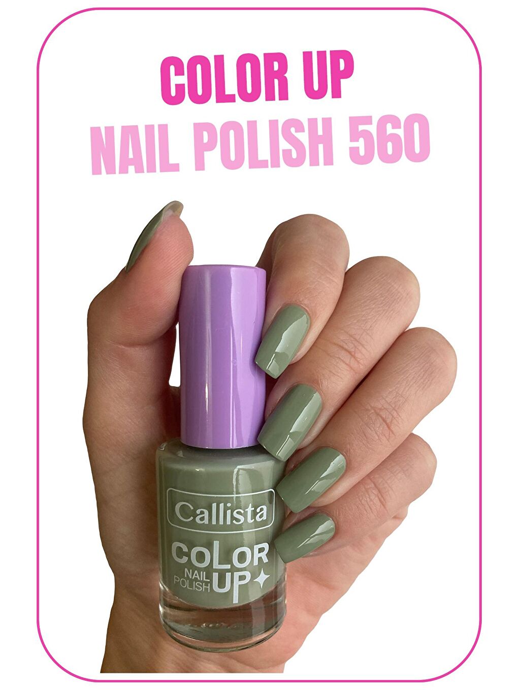 Callista Gri Color Up Nail Polish Oje 560 Olive Me - Gri