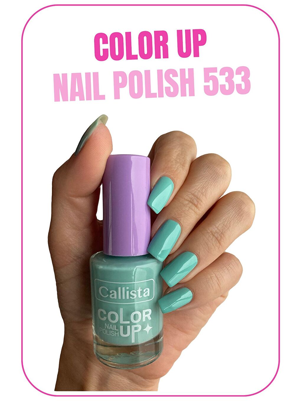 Callista Yeşil Color Up Nail Polish Oje 533 Planet - Yeşil