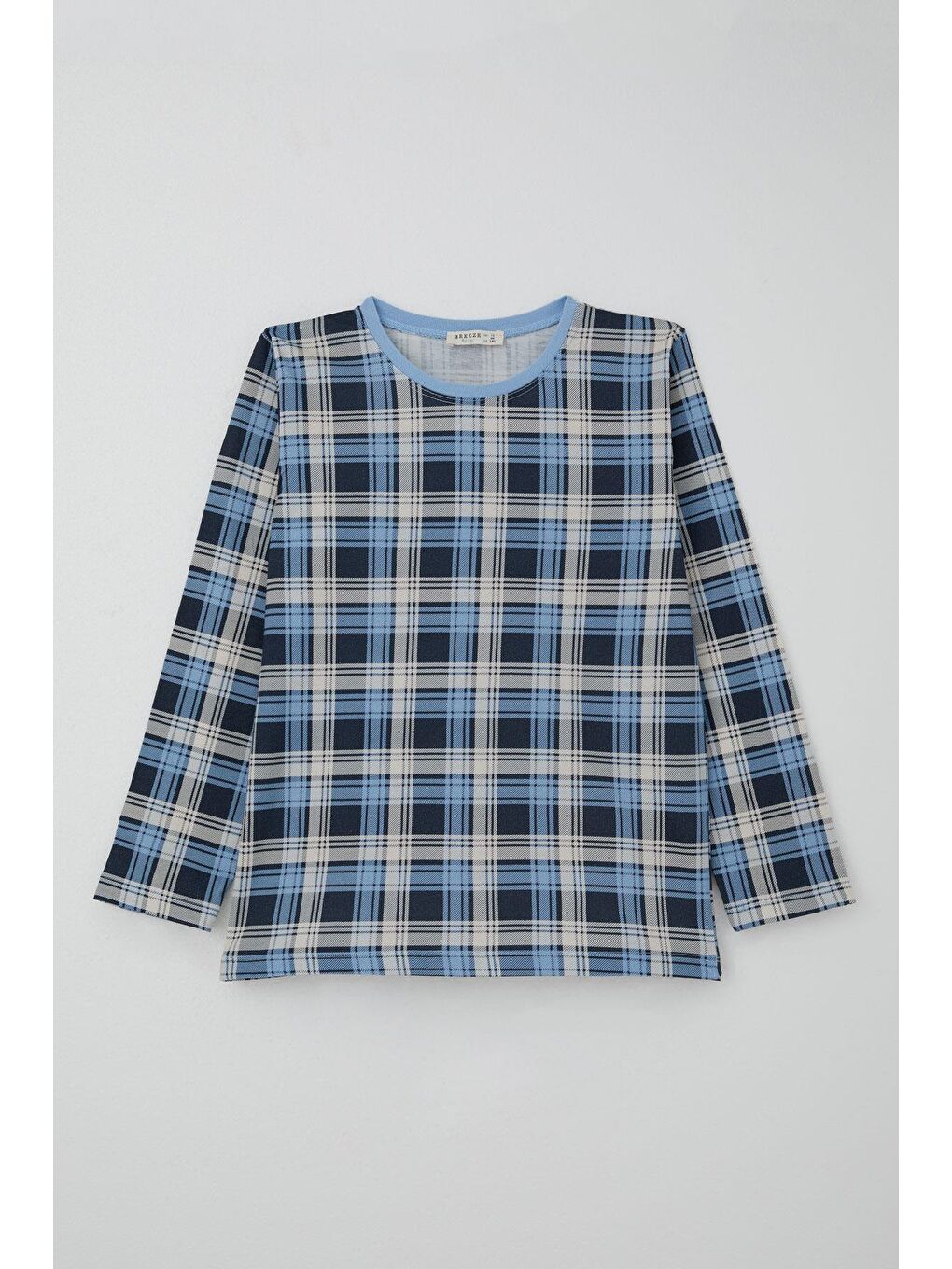 Erkek Çocuk Pijama Takımı Ekose Desenli Karışık Renk (9 Yaş)-1