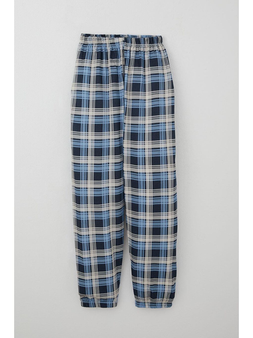 Erkek Çocuk Pijama Takımı Ekose Desenli Karışık Renk (9 Yaş)-2