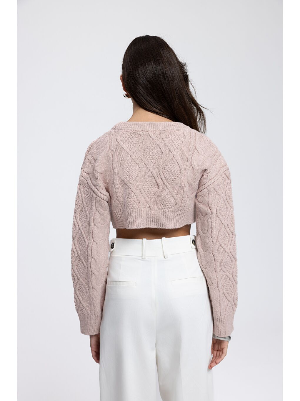 Mohan Soft Pembe Crop Kazak-4