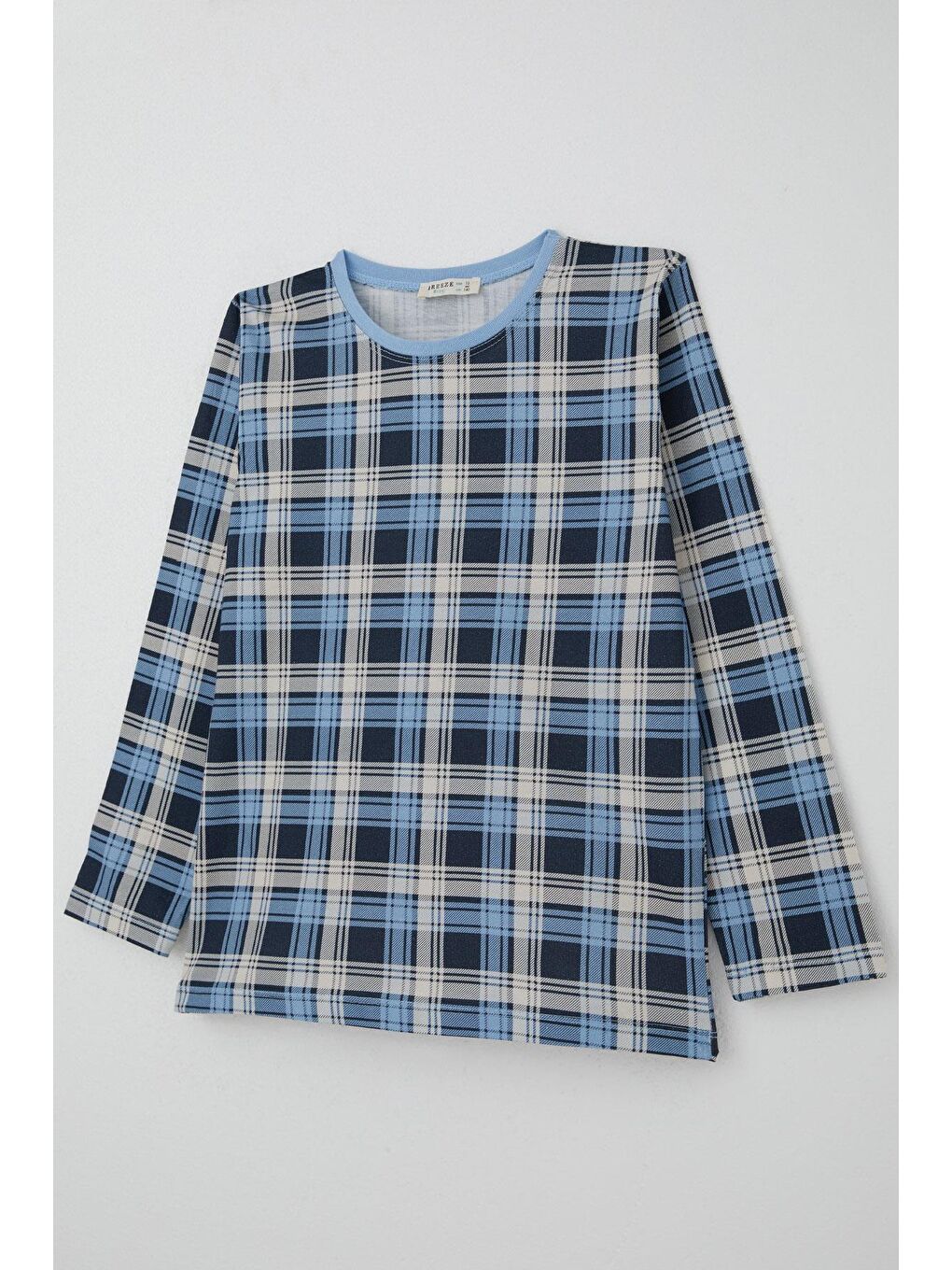 Erkek Çocuk Pijama Takımı Ekose Desenli Karışık Renk (9 Yaş)-5