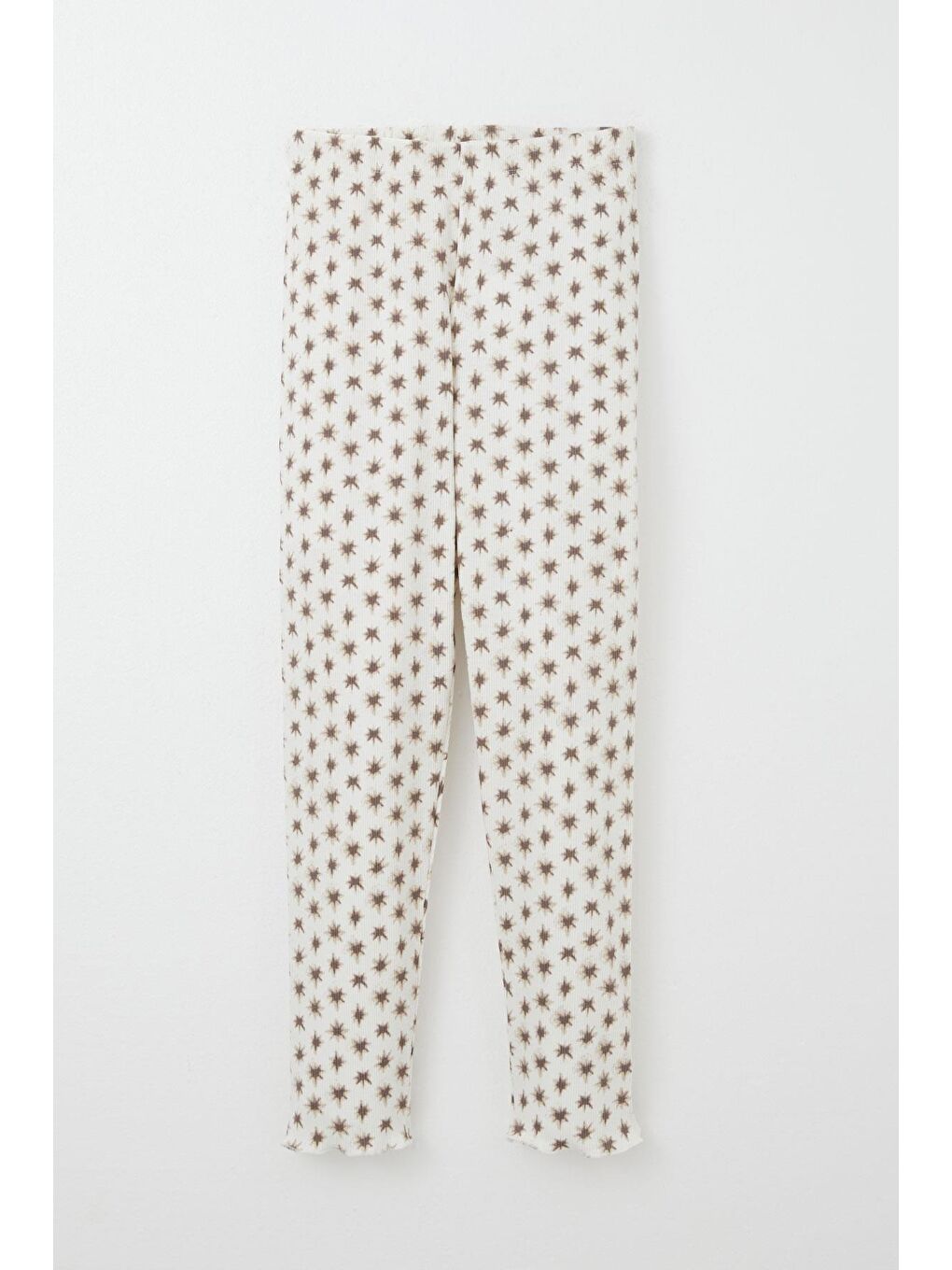 Kız Çocuk Pijama Takımı Desenli Ekru (4-7 Yaş)-2