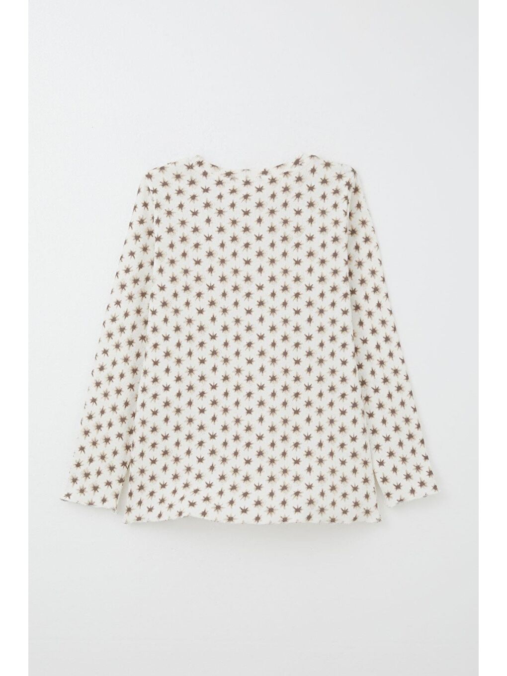 Kız Çocuk Pijama Takımı Desenli Ekru (4-7 Yaş)-3