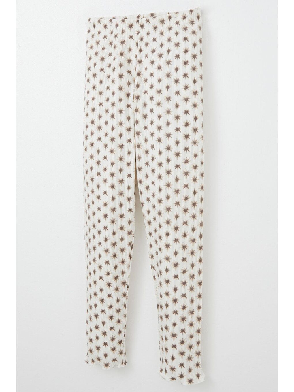 Kız Çocuk Pijama Takımı Desenli Ekru (4-7 Yaş)-6