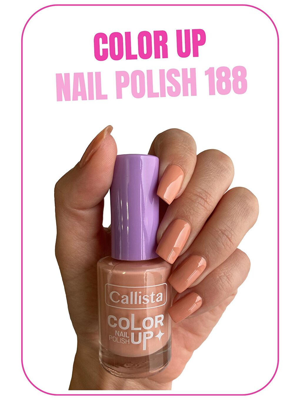 Callista Nude Color Up Nail Polish Oje 188 Pink Squirrel - Nude