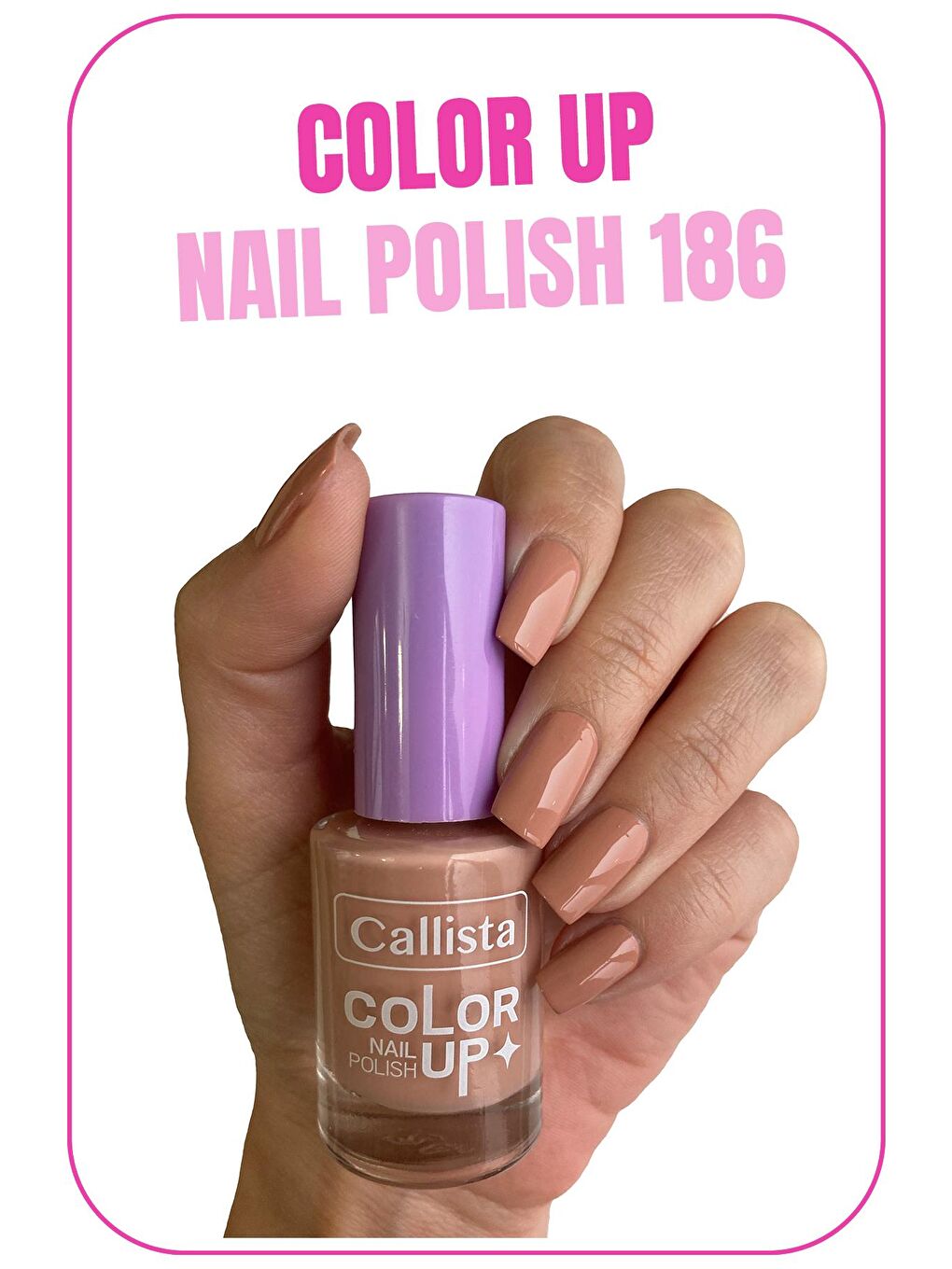 Callista Nude Color Up Nail Polish Oje 186 Nuder Than Nude - Nude