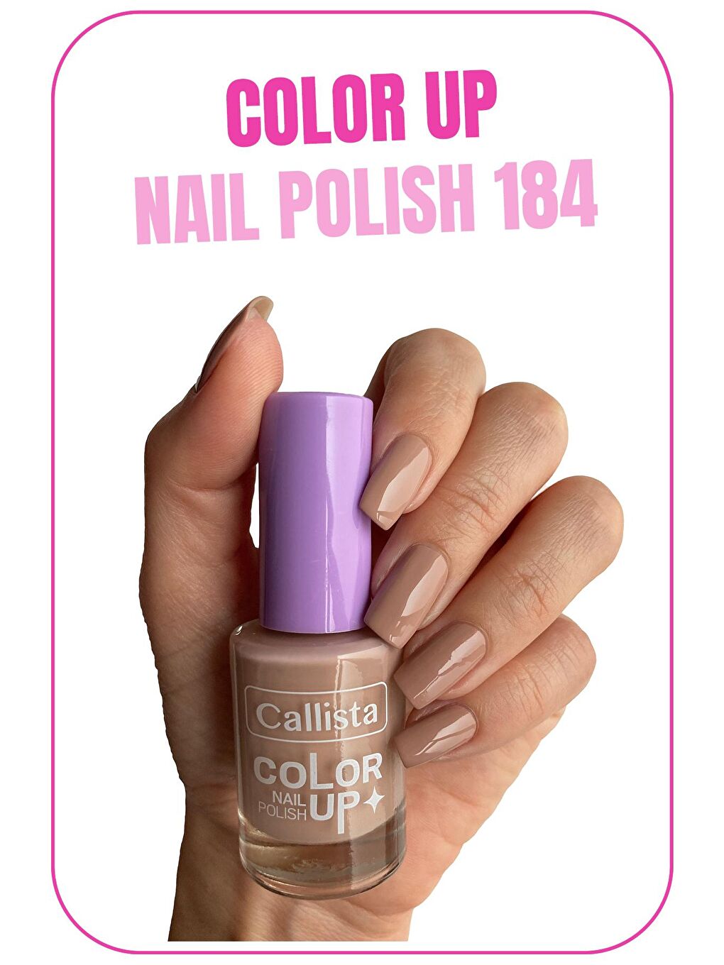 Callista Nude Color Up Nail Polish Oje 184 Clean Girl Aesthetic- Nude