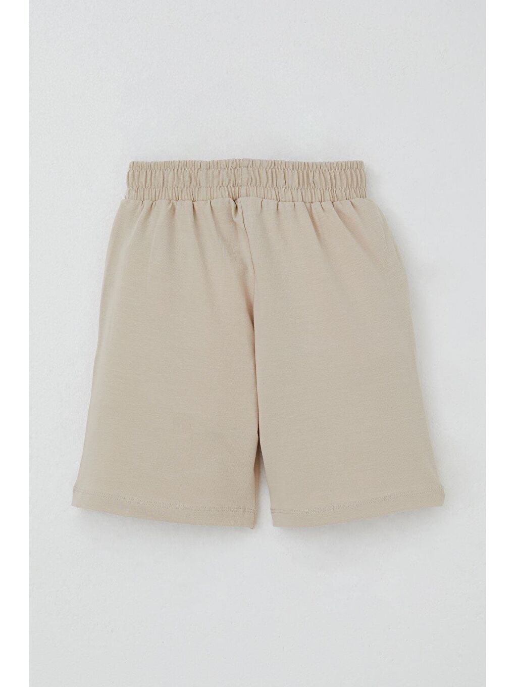 Erkek Çocuk Şortlu Takım Eğlenceli İş Makineleri Desenli Bej (1.5-5 Yaş)-4