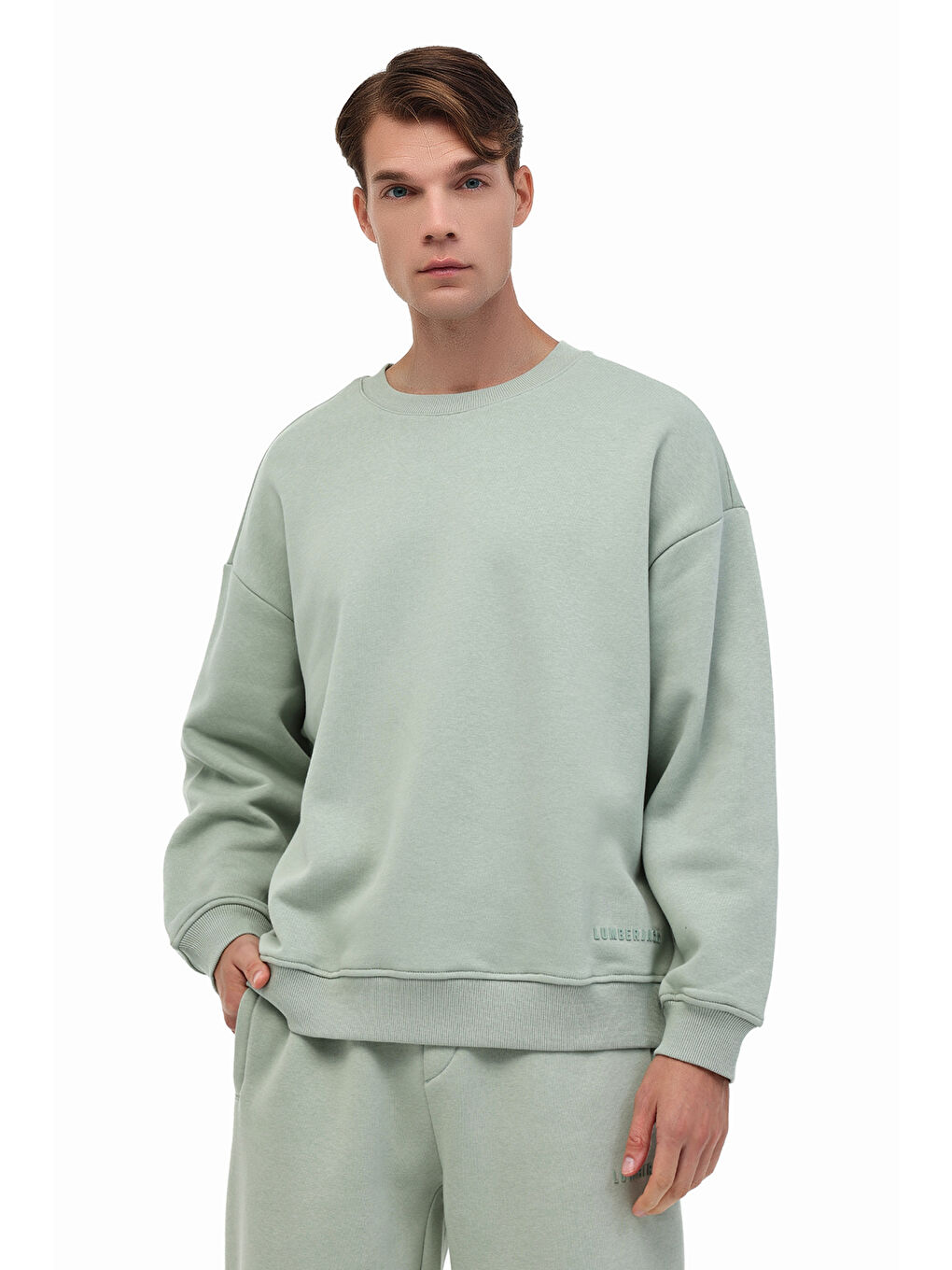 MB ROS 16HS108 5PR Yeşil Erkek Sweatshirt