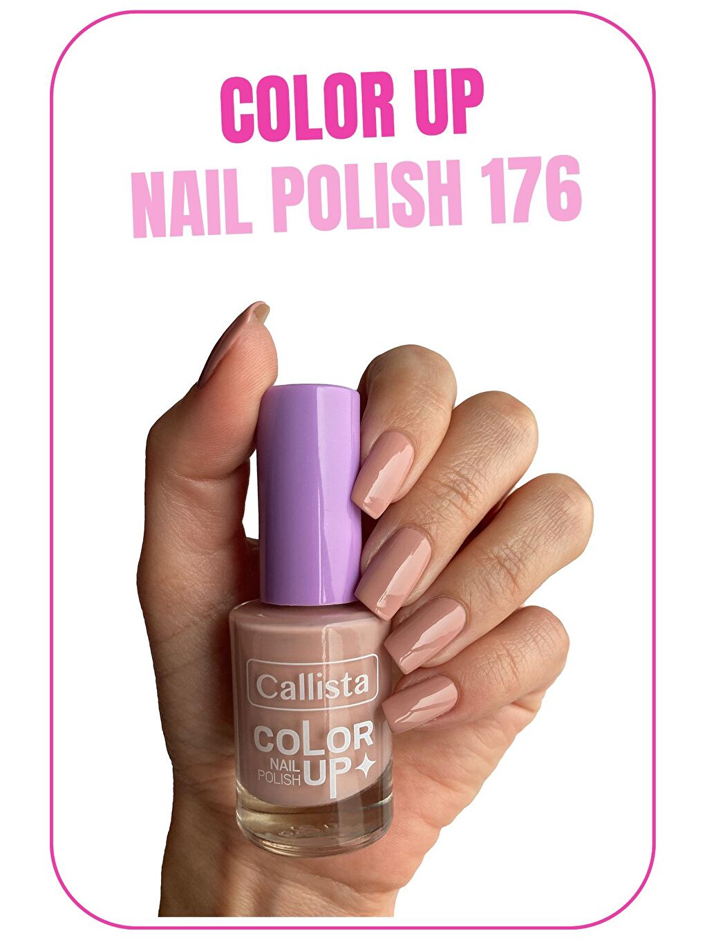 Callista Nude Color Up Nail Polish Oje 176 Monday Morning - Nude