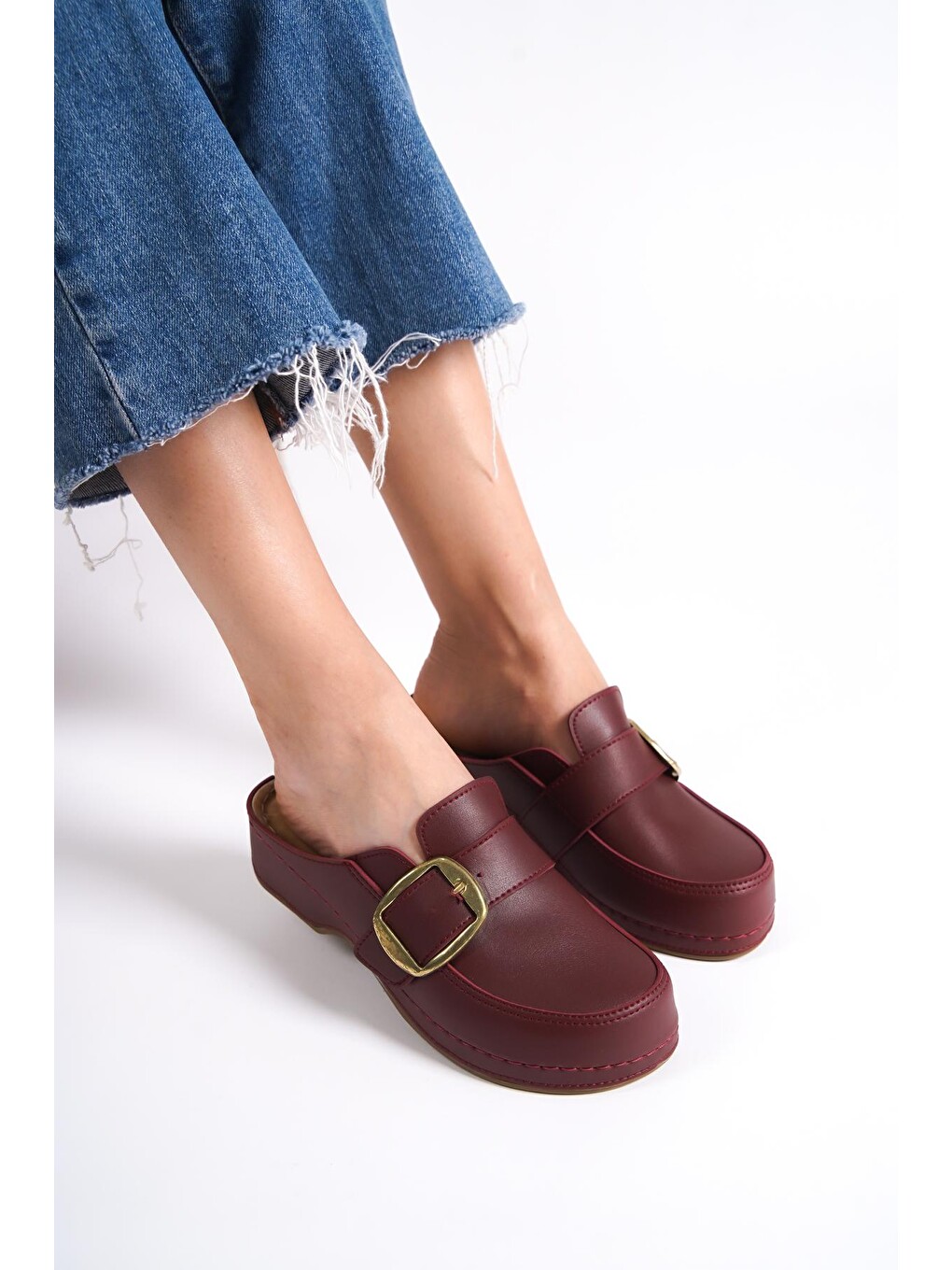 Bordo 4151 Kadın Terlik