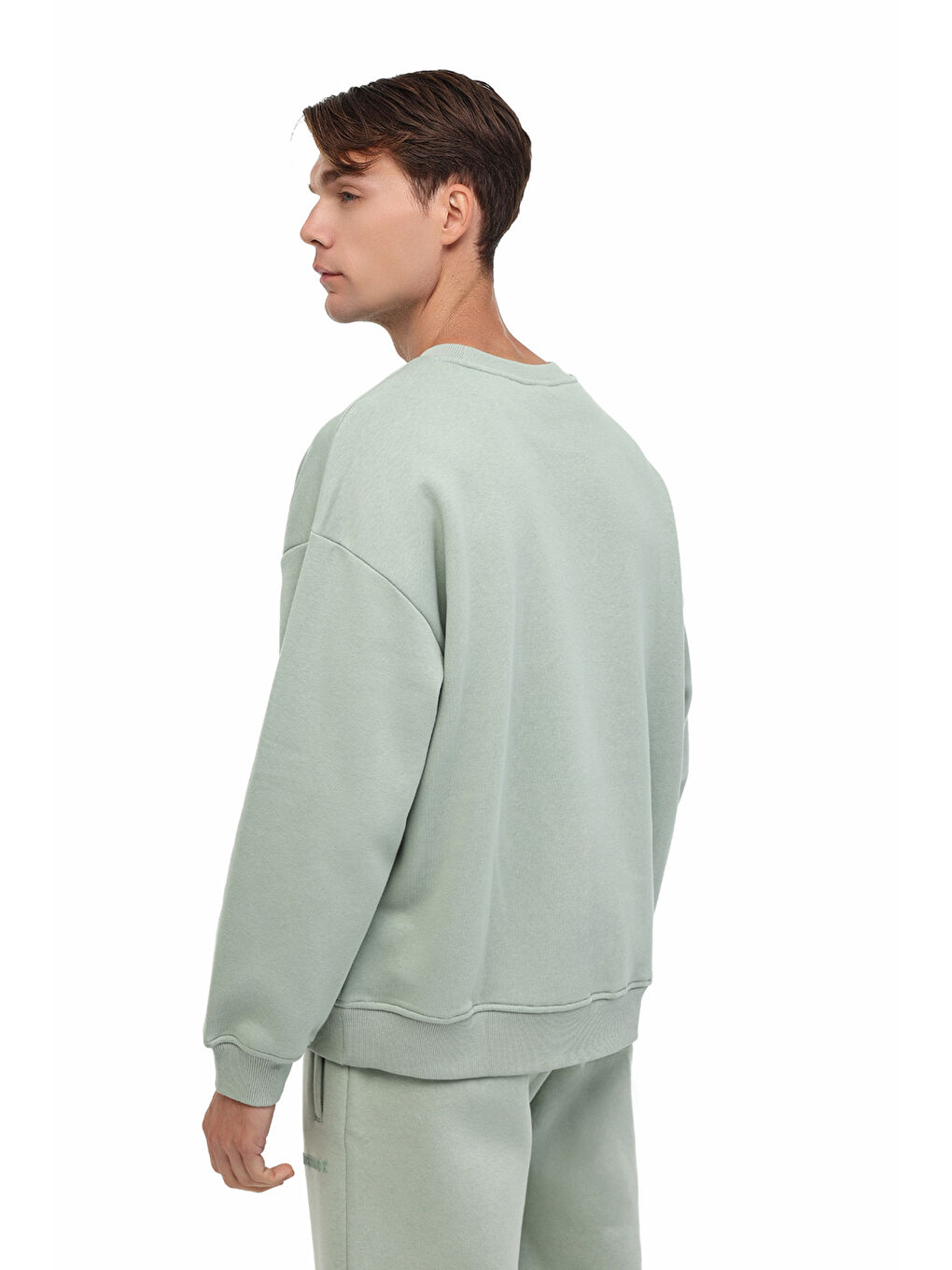 MB ROS 16HS108 5PR Yeşil Erkek Sweatshirt-1