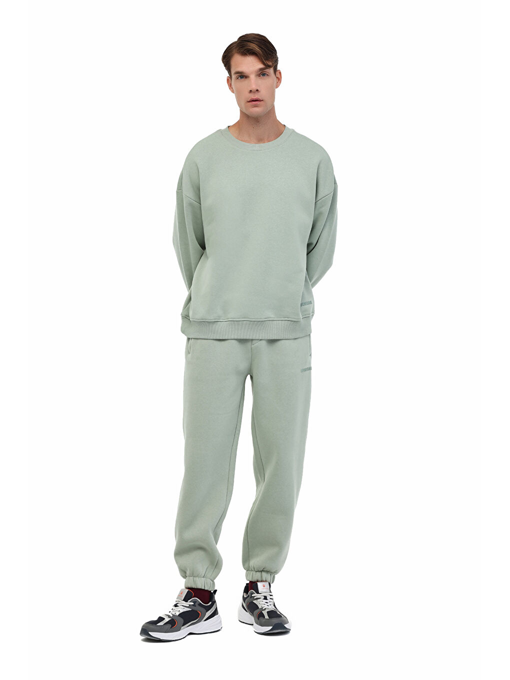 MB ROS 16HS108 5PR Yeşil Erkek Sweatshirt-2