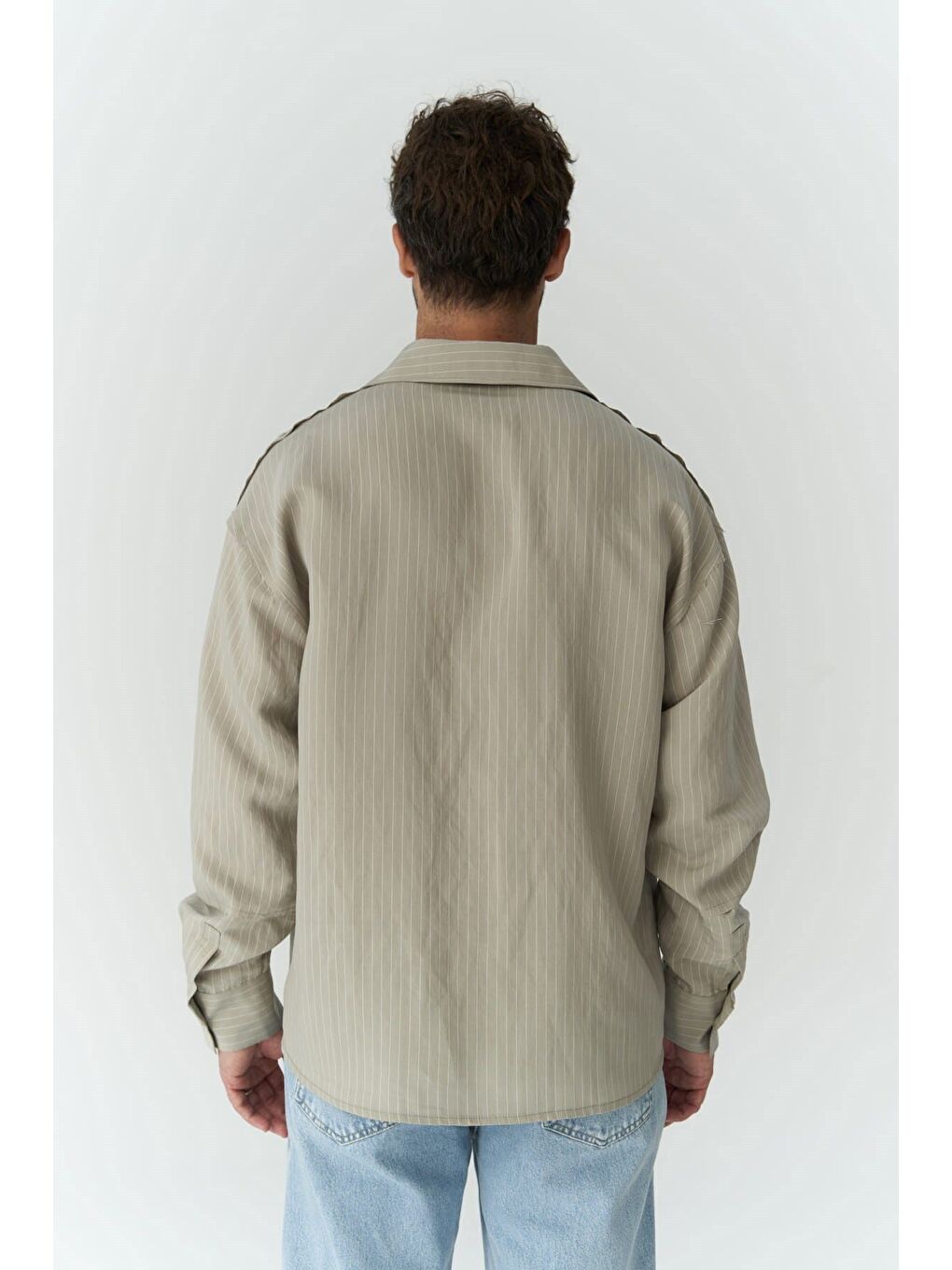 Dylan Soft Haki Erkek Gömlek-4