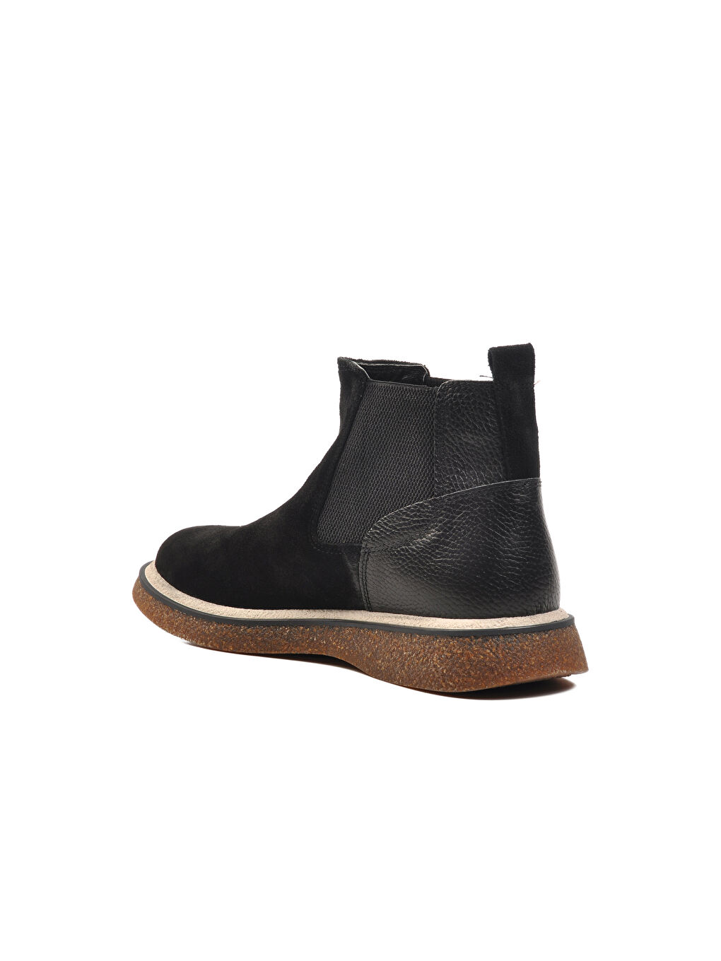 Siyah Süet Hakiki Deri Erkek Chelsea Bot 684016 M-3