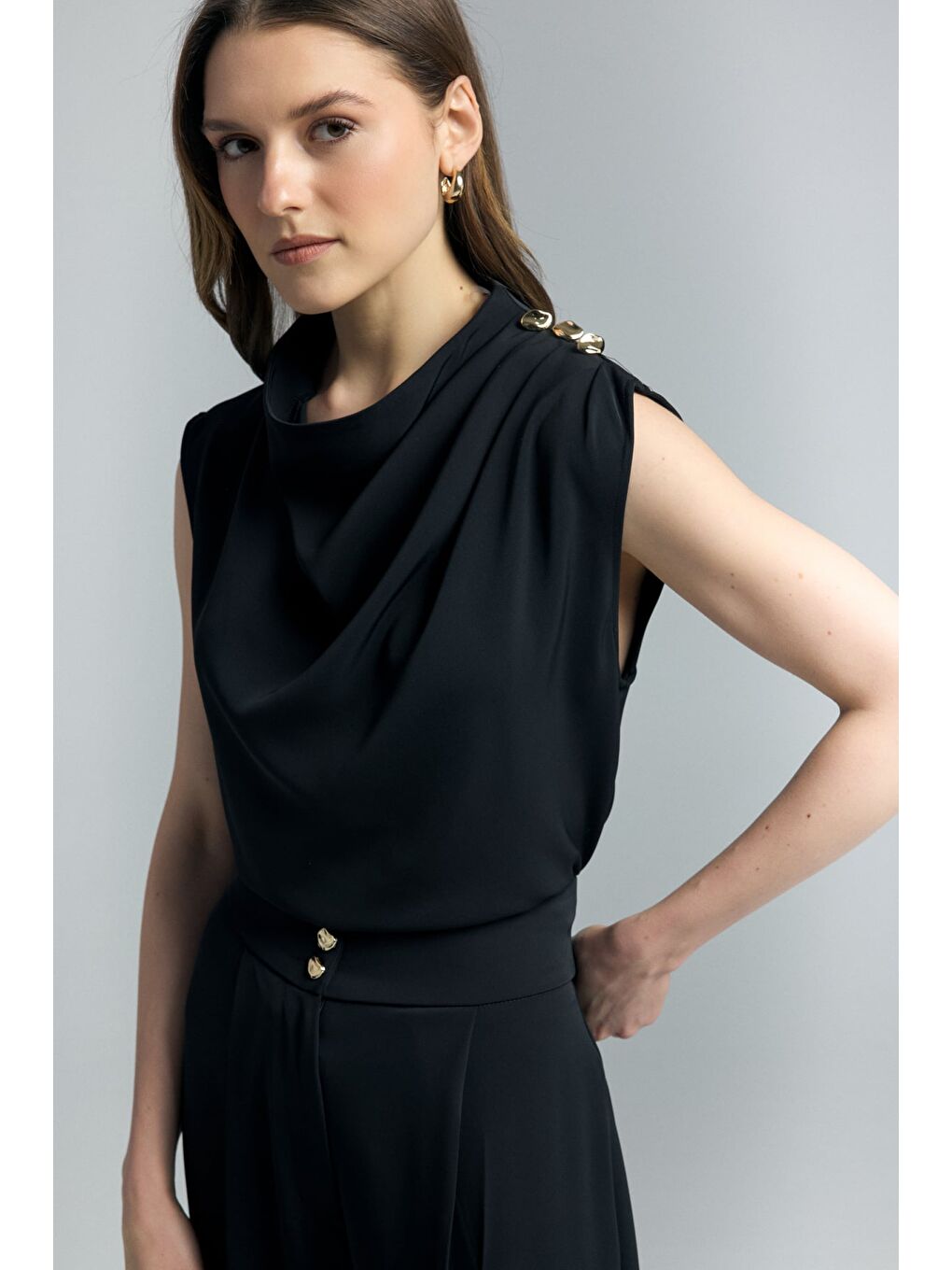 Talia Bluz - Siyah