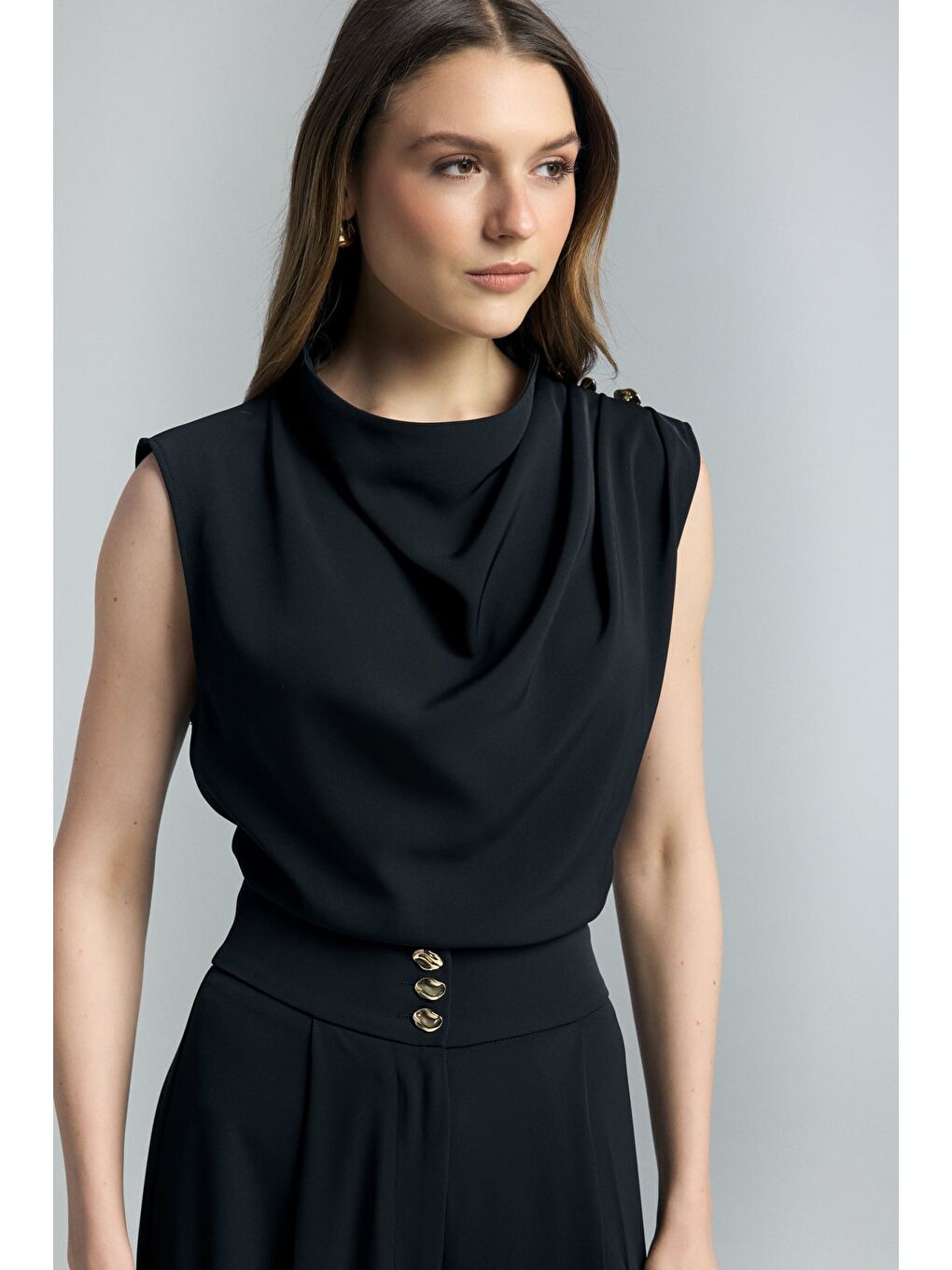 Talia Bluz - Siyah-1