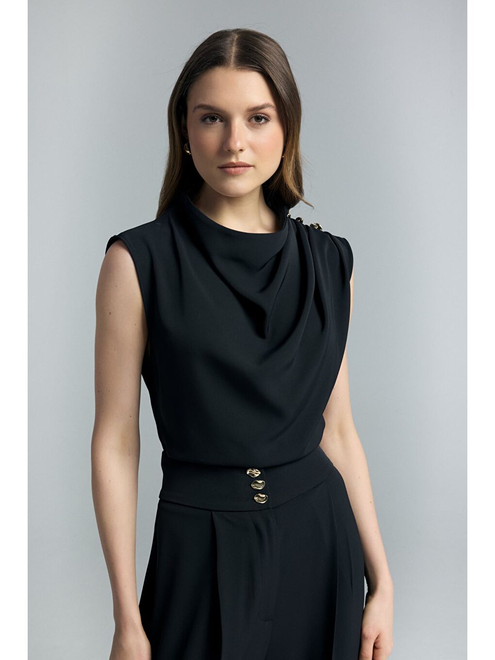 Talia Bluz - Siyah-2