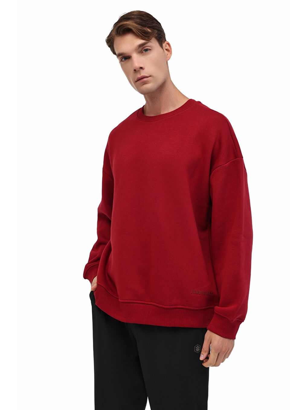 MB ROS 16HS108 5PR Bordo Erkek Sweatshirt