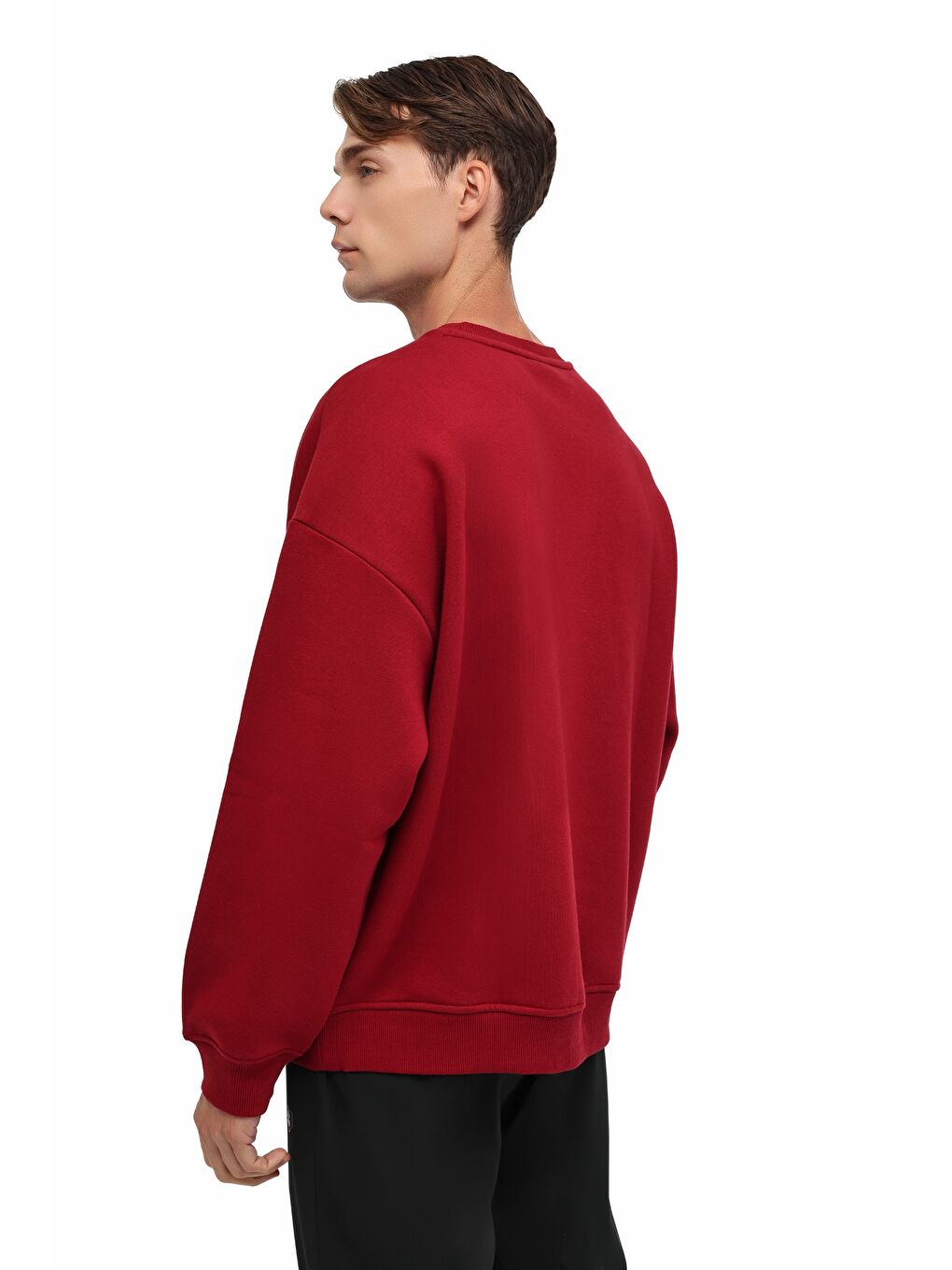 MB ROS 16HS108 5PR Bordo Erkek Sweatshirt-1