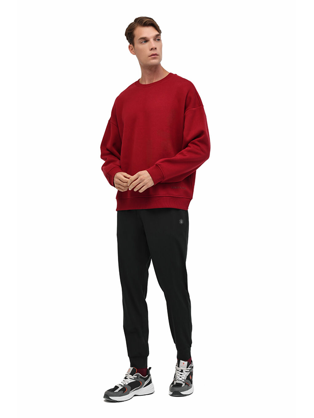 MB ROS 16HS108 5PR Bordo Erkek Sweatshirt-2