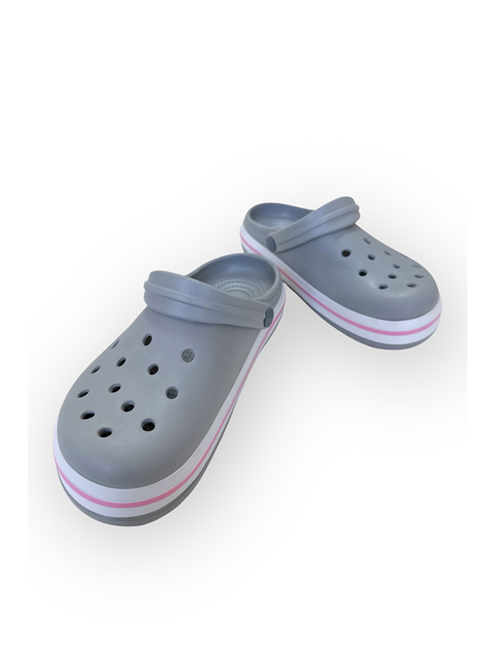 Gri Unisex Comfort Hafif Medikal Hemşire Sabo Terlik Grİ - Pudra-2
