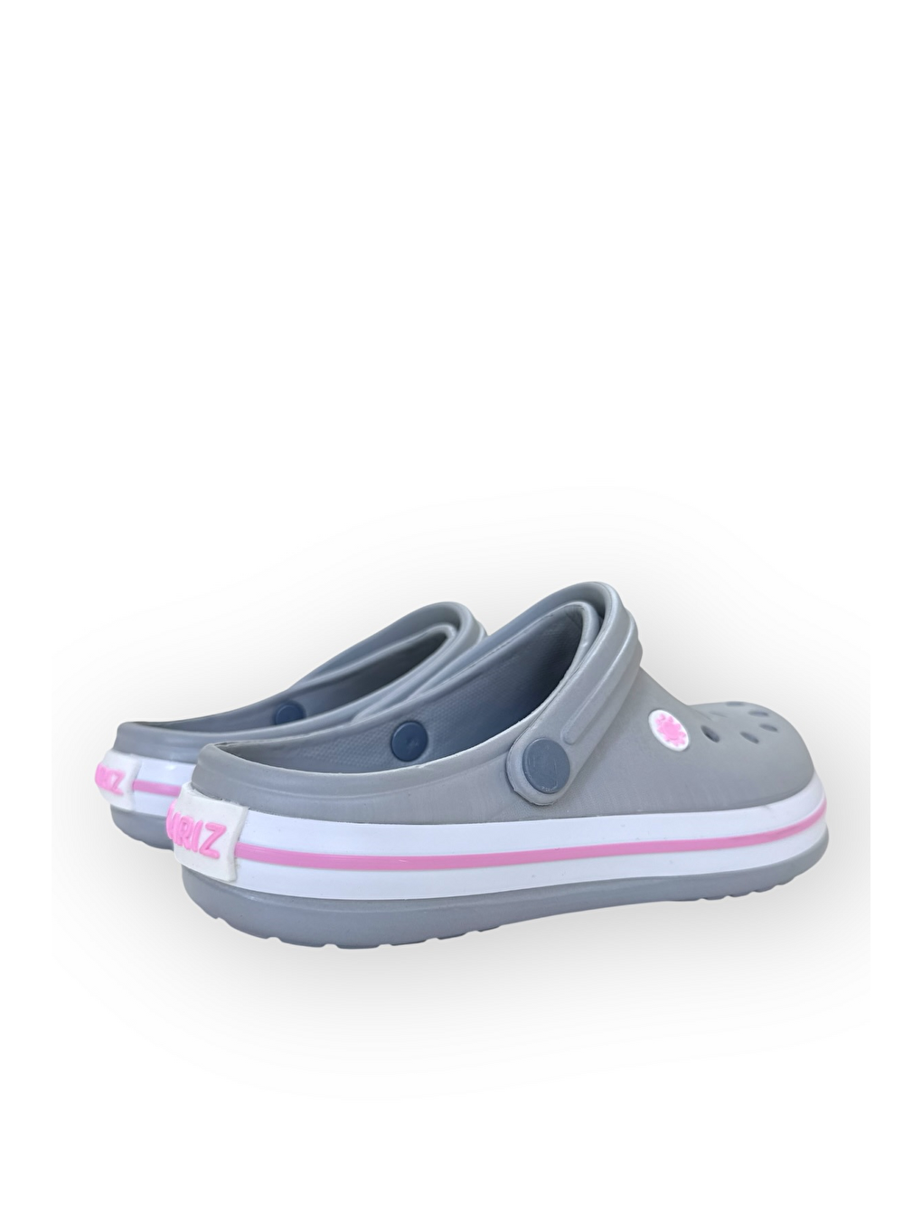 Gri Unisex Comfort Hafif Medikal Hemşire Sabo Terlik Grİ - Pudra-3