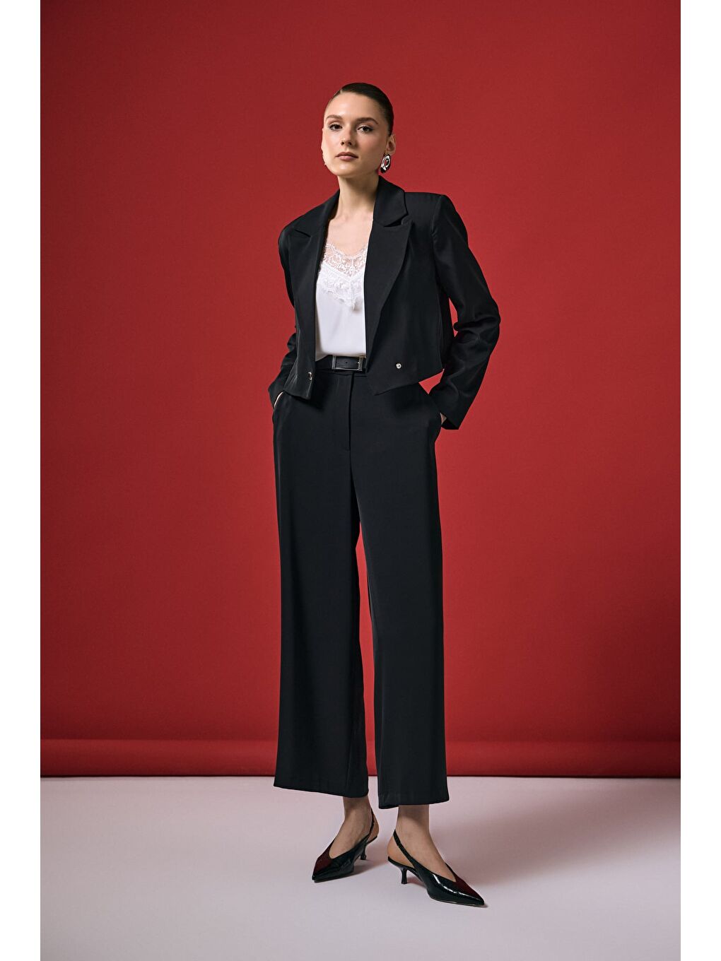 Mari Pantolon - Siyah