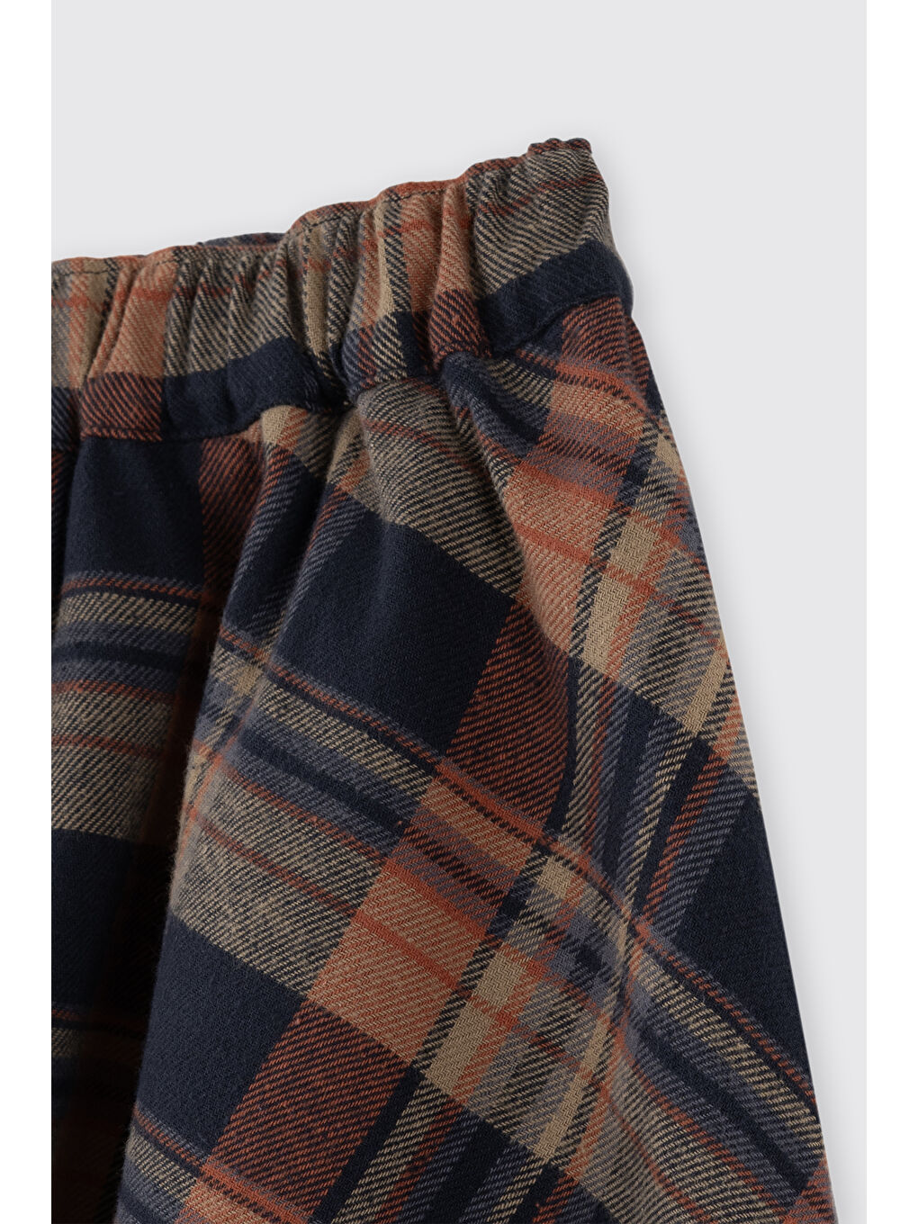 Kız Bebek Ekose Lacivert Etek-1