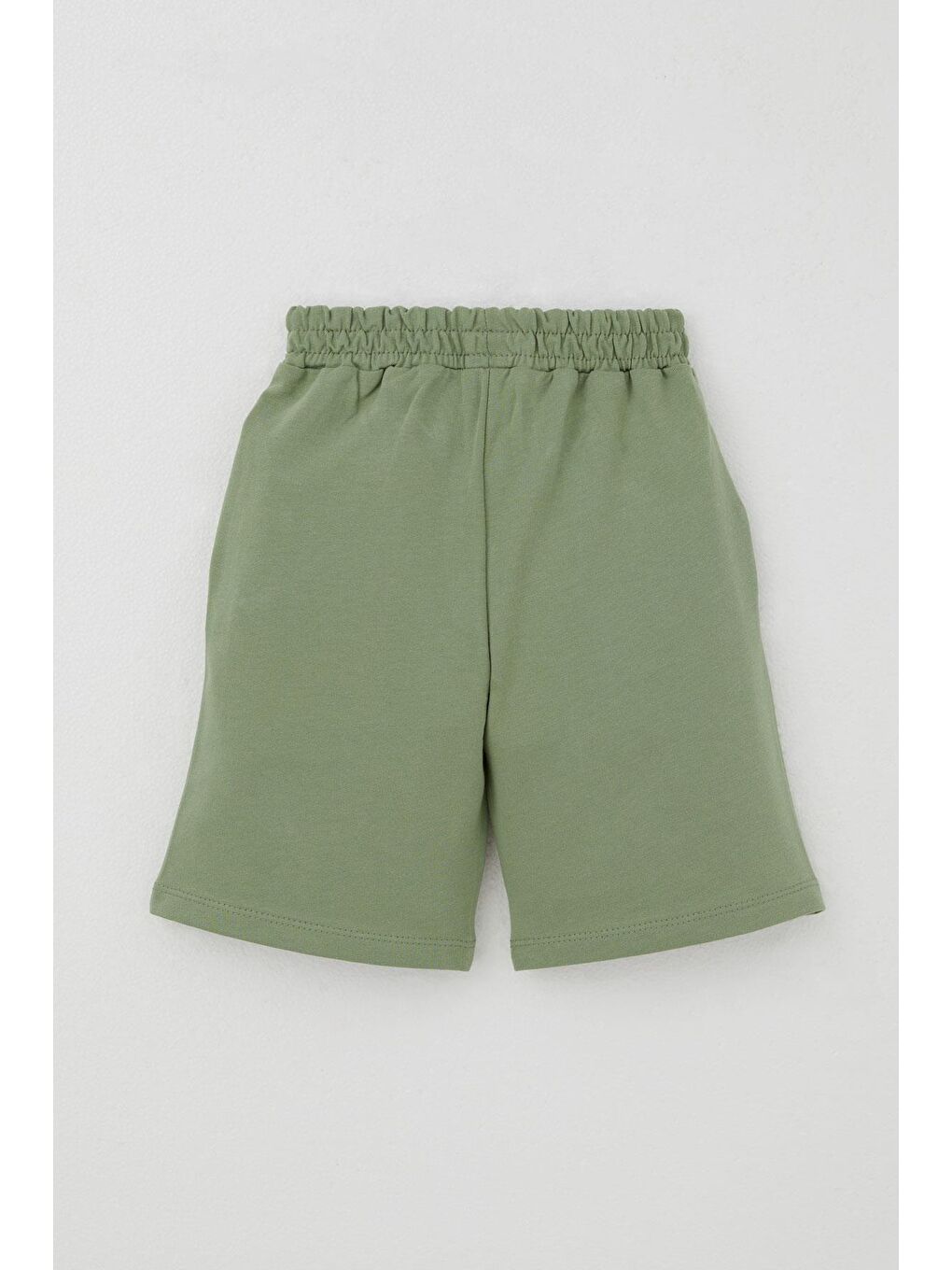 Erkek Çocuk Şortlu Takım Yaz Temalı Sörf Macerası Açık Gri Melanj (3-8 Yaş)-4