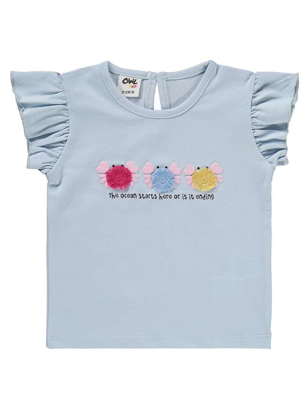 Baby Renkli Nakışlar 6-18 Ay Takım - Mavi-2