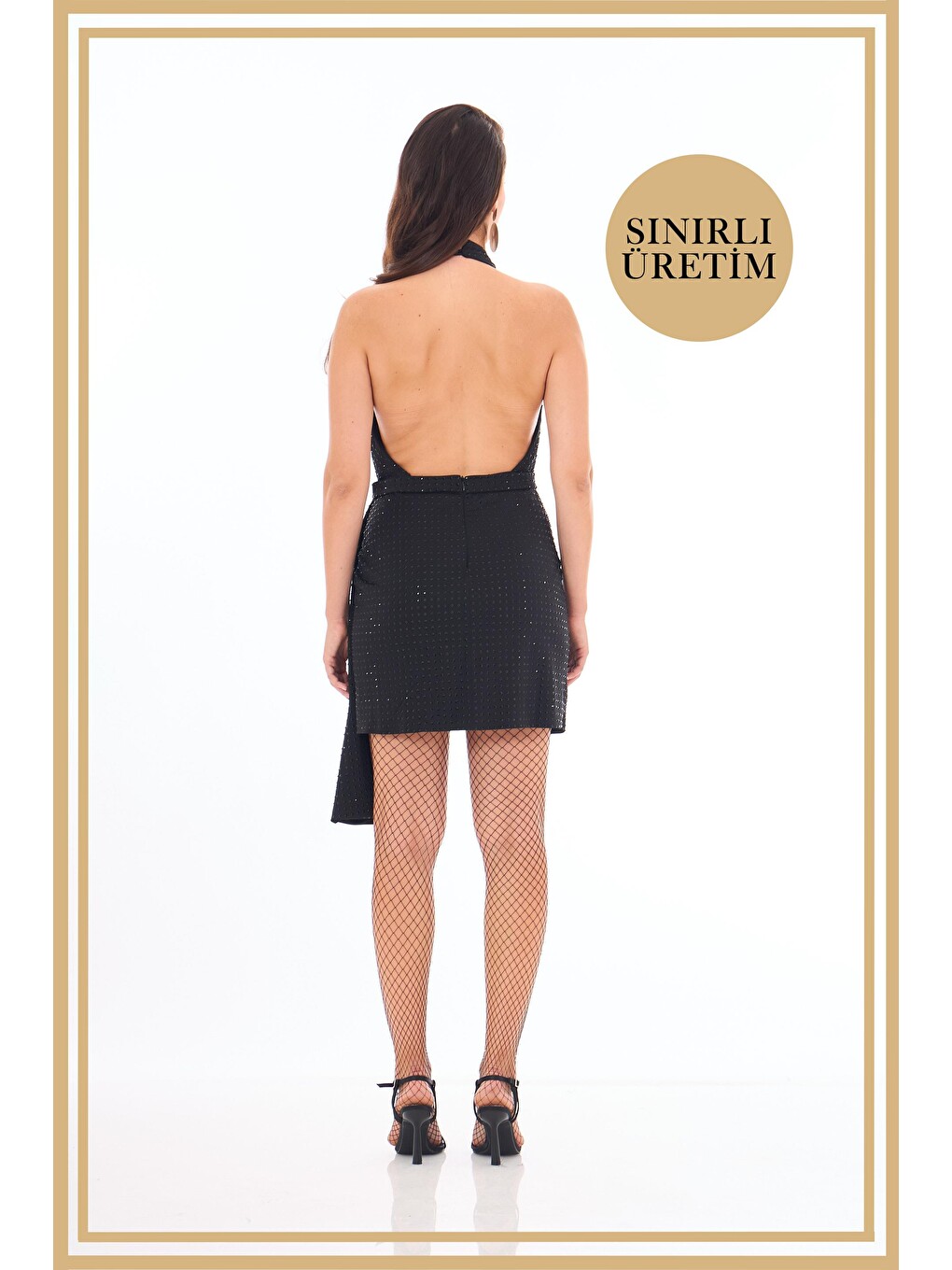 Limited Edition | Victoria Siyah Mini Elbise-4