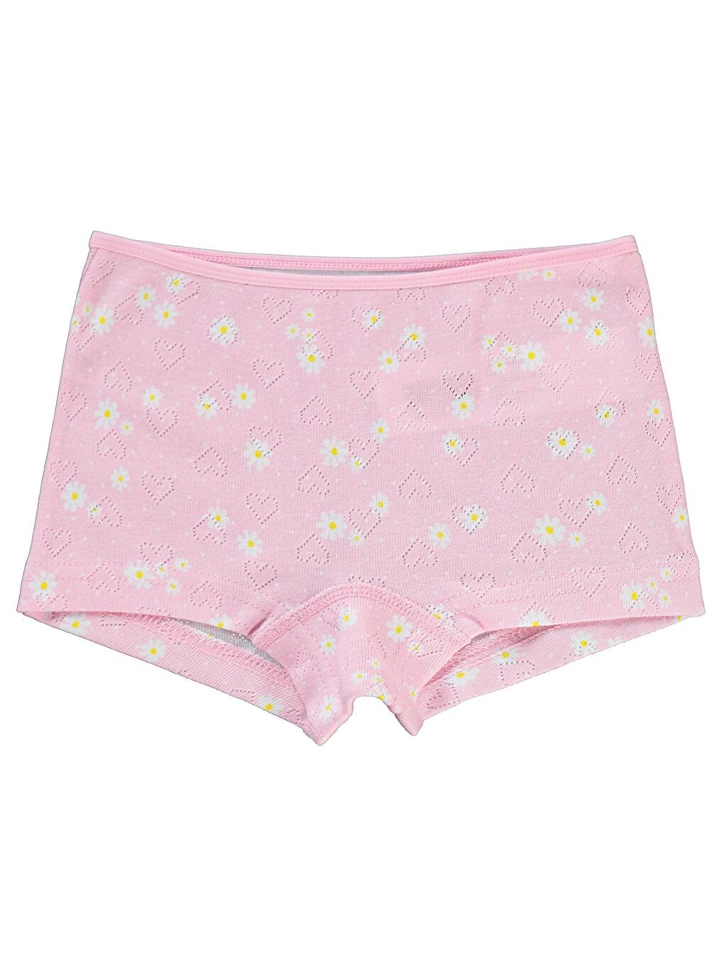 Civil Pembe-Yeşil Girls Kız Çocuk Boxer 2-10 Yaş Mint-Pembe - 2