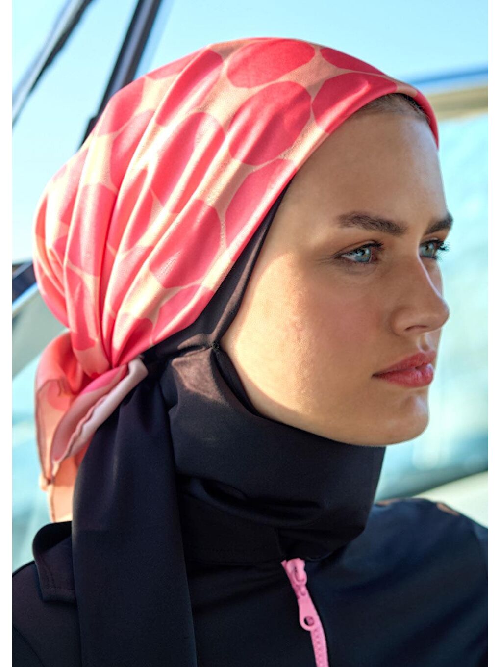 Mayovera Tasarım Mayo Pembe Fular  Bandana - 0025725