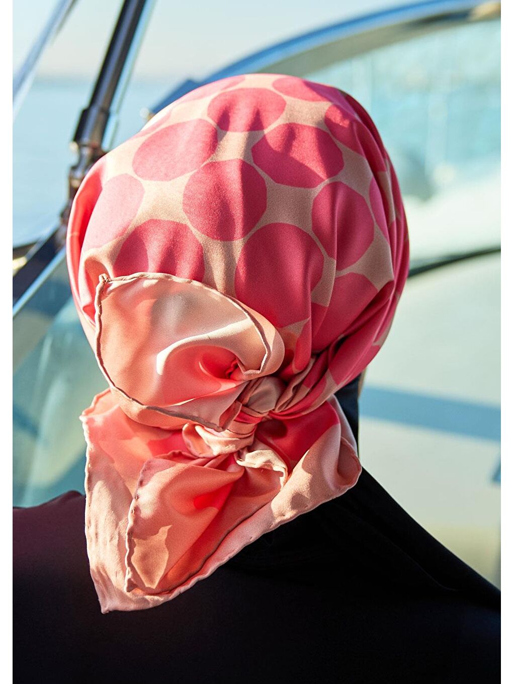 Mayovera Tasarım Mayo Pembe Fular  Bandana - 0025725 - 1