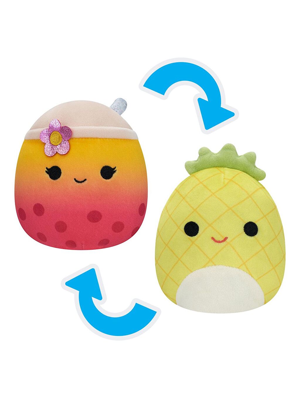 Squishmallows Karışık Buzlu Çay Bergit / Ananas Maui 13cm - 1