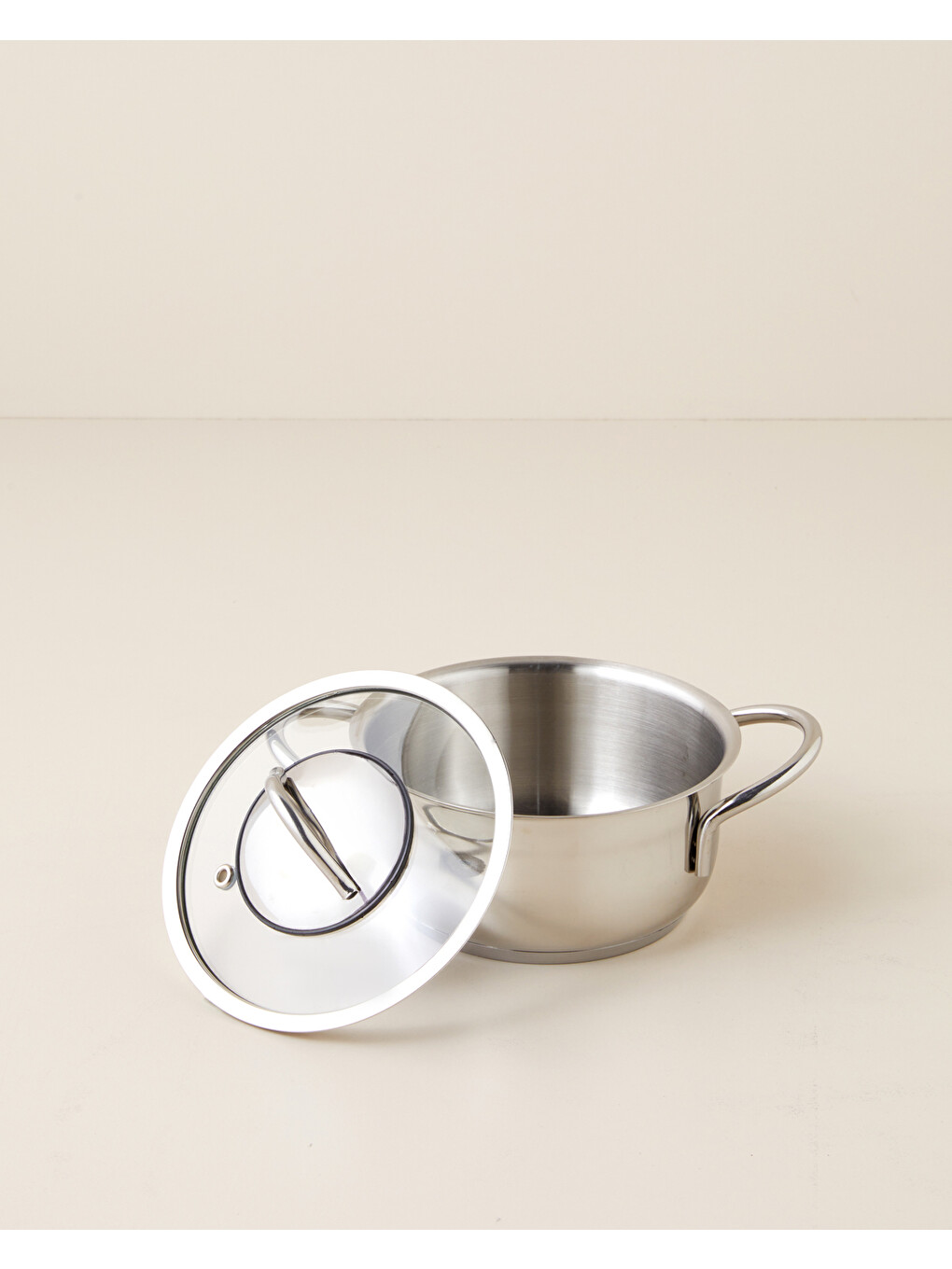 Gri Siena Çelik 6 Parça Tencere Seti 14 - 16 - 18 Cm Silver-6