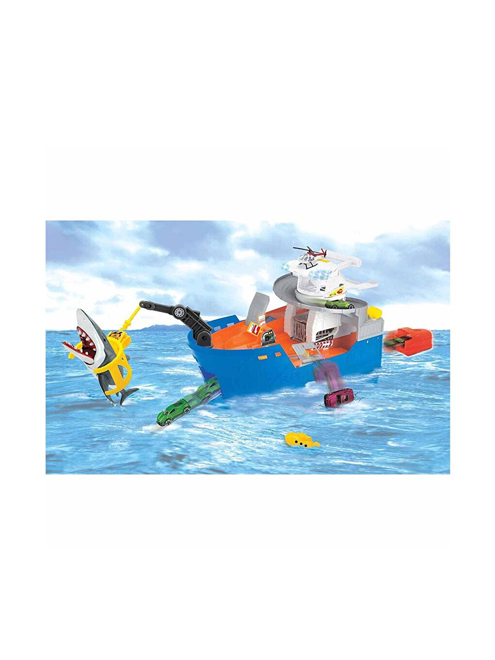 Sesli Ve Işıklı Shark Attack Oyun Seti-3