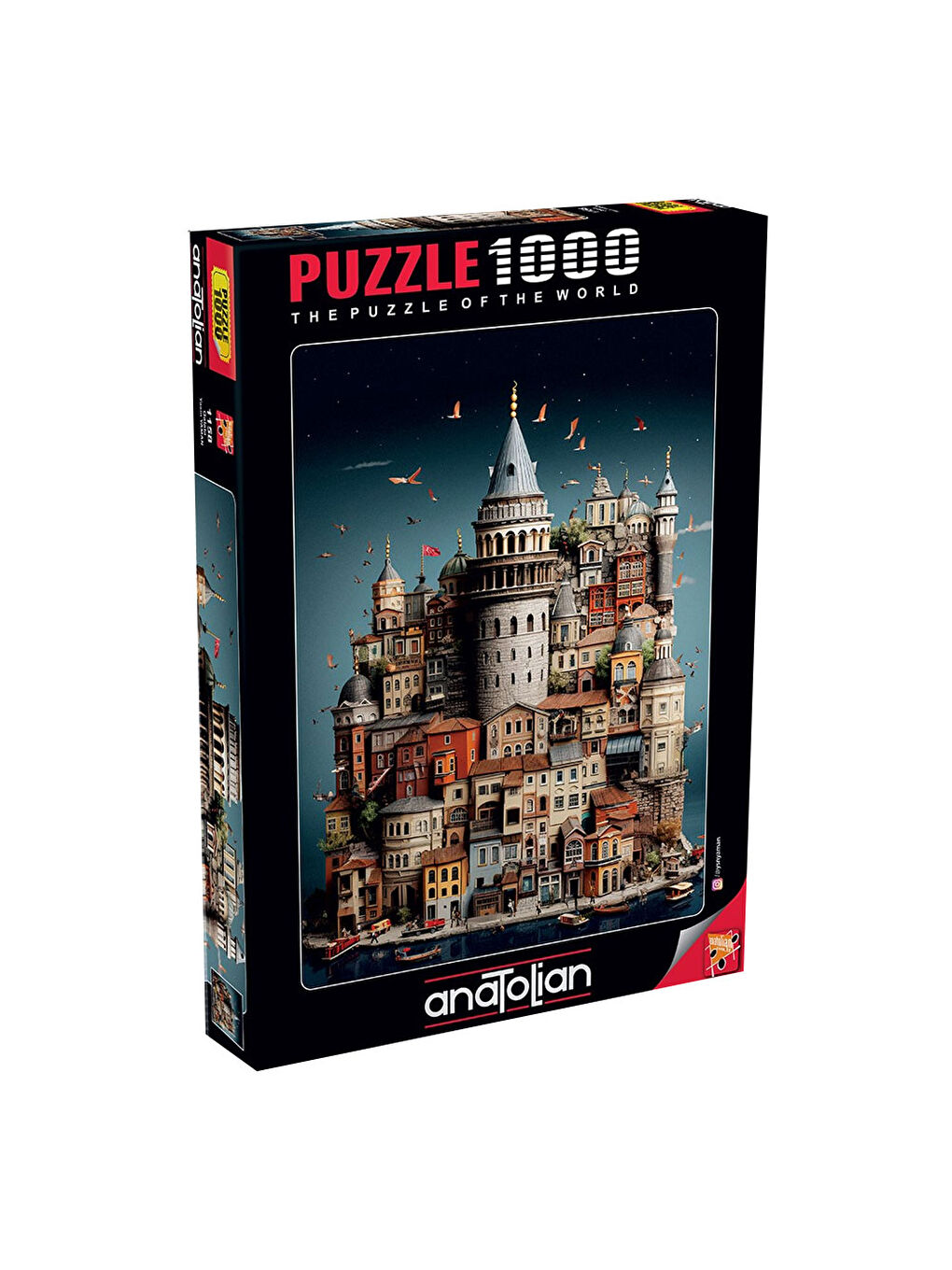 Anatolian Renksiz Puzzle 1000 Parça Galata 1158