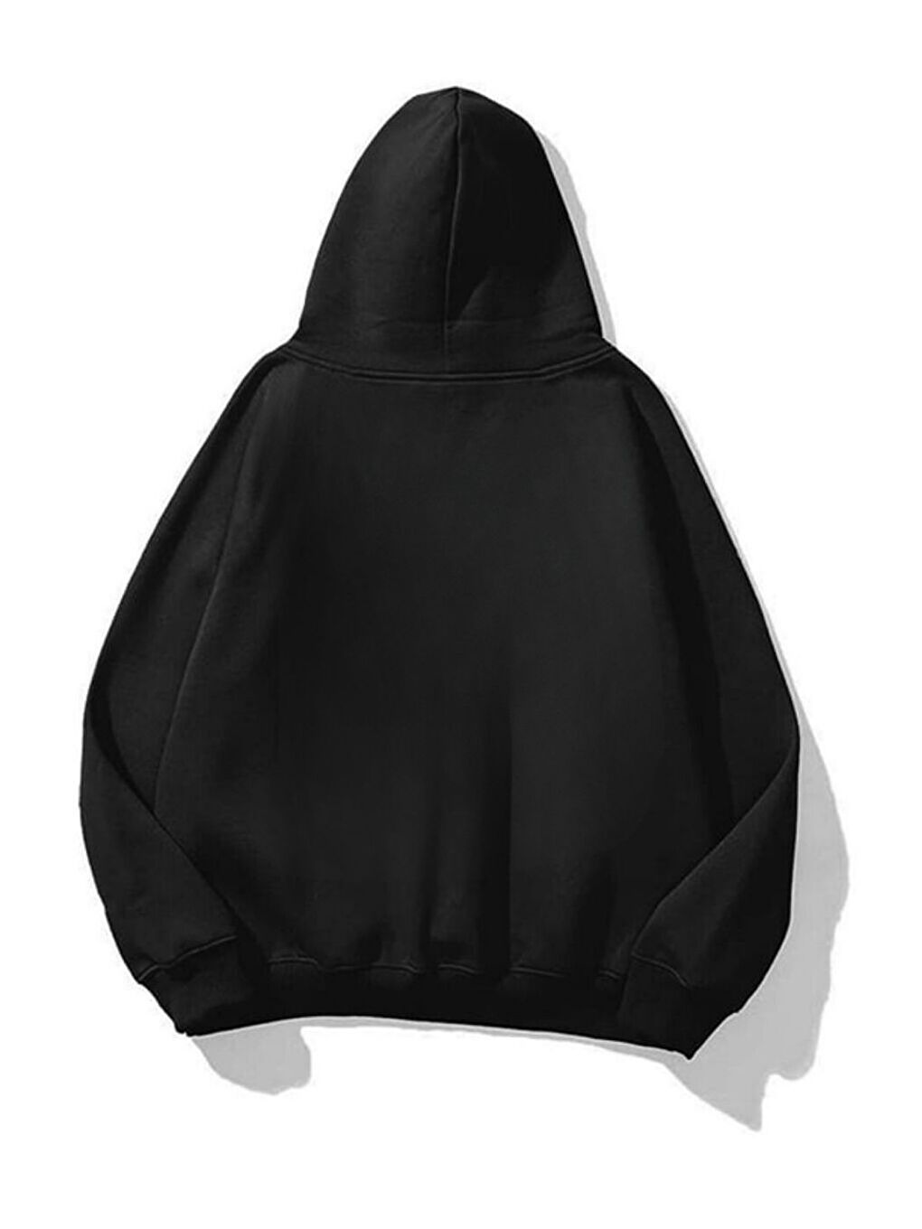 Unisex Cherries  Baskılı Kapüşonlu Sweatshirt Hoodie Siyah-1