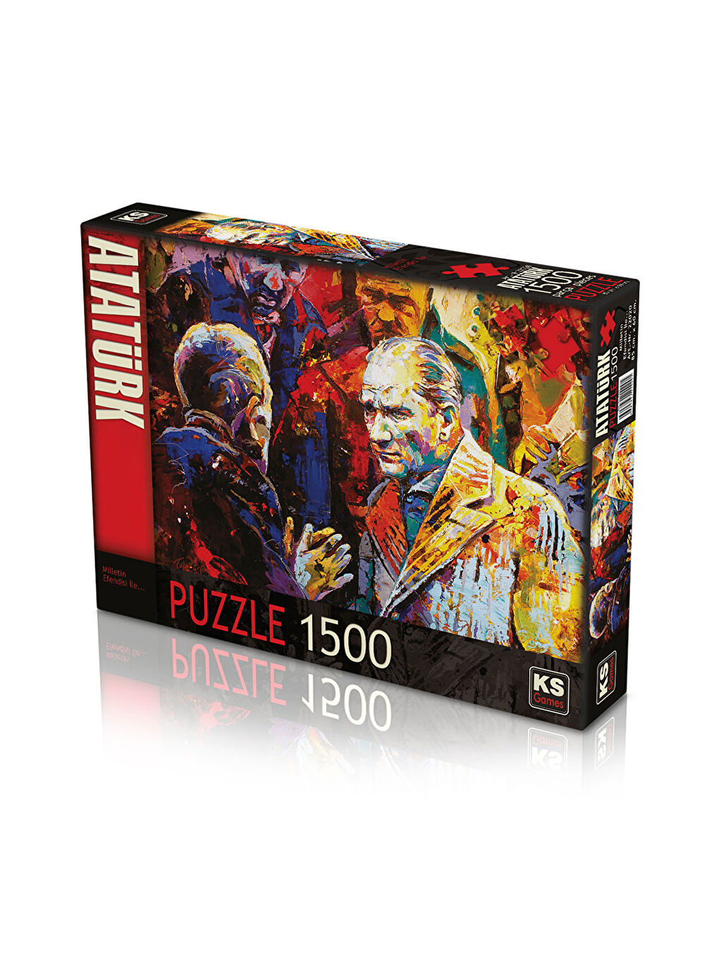 KS GAMES Renksiz Puzzle 1000 Parça Milletin Efendisi İle 22020