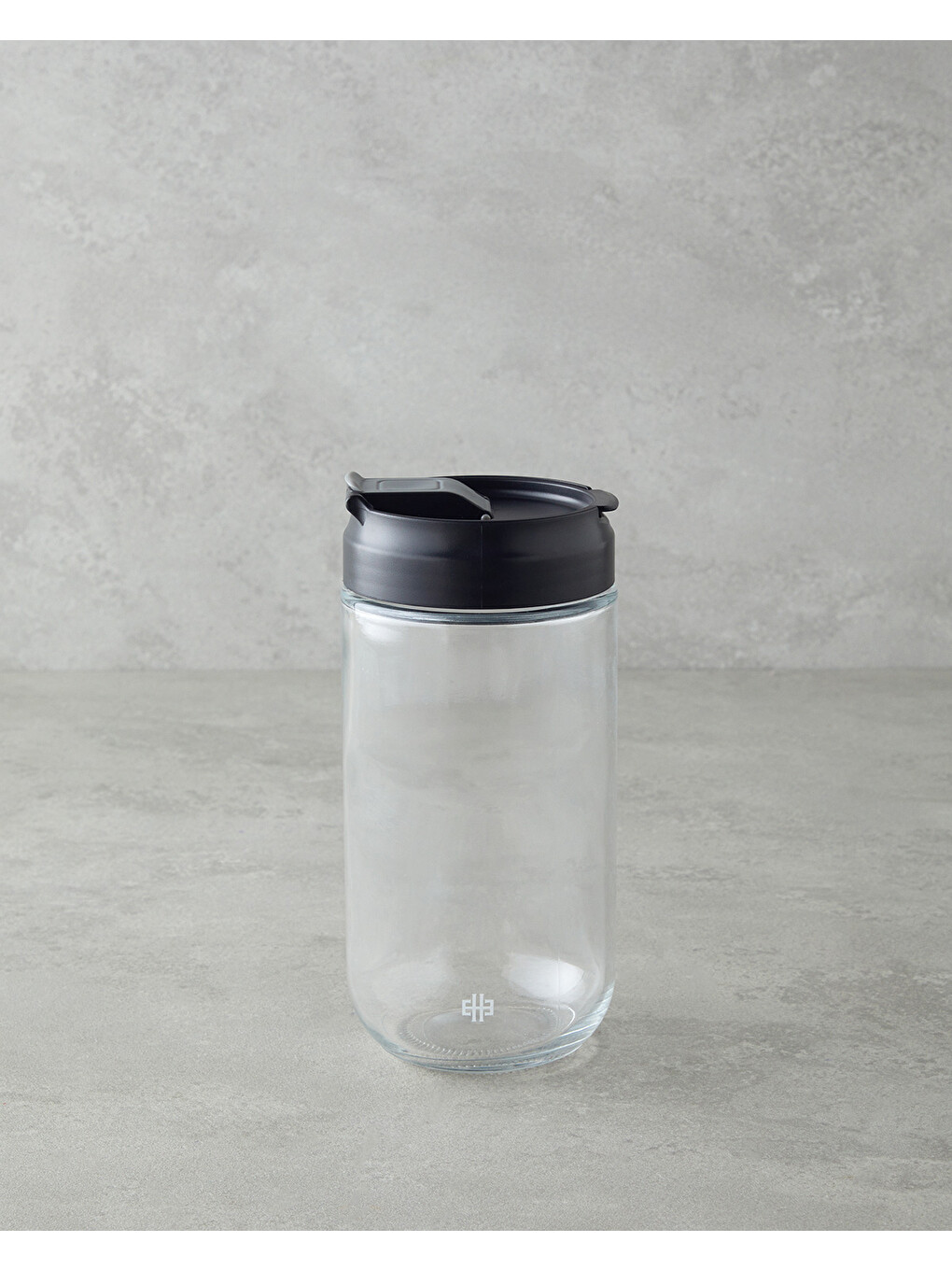 Prea Cam Kavanoz 800 Ml Siyah